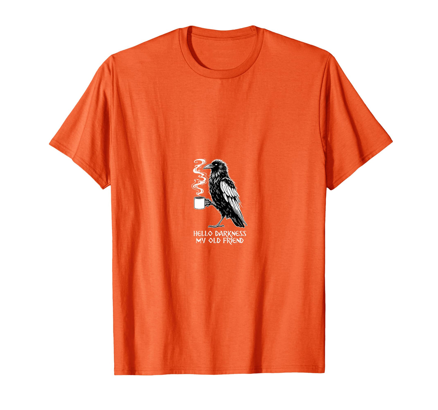 Coffee Lover Hello darkness my old friend Raven Crow T-Shirt