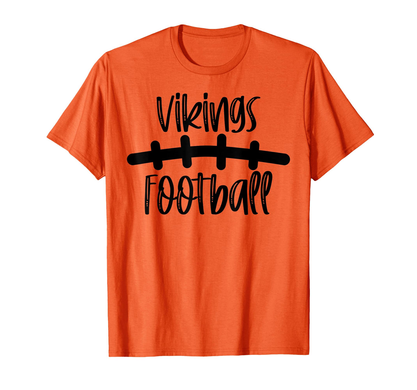Vikings Football School Spirit Team Mascot Game Night T-Shirt