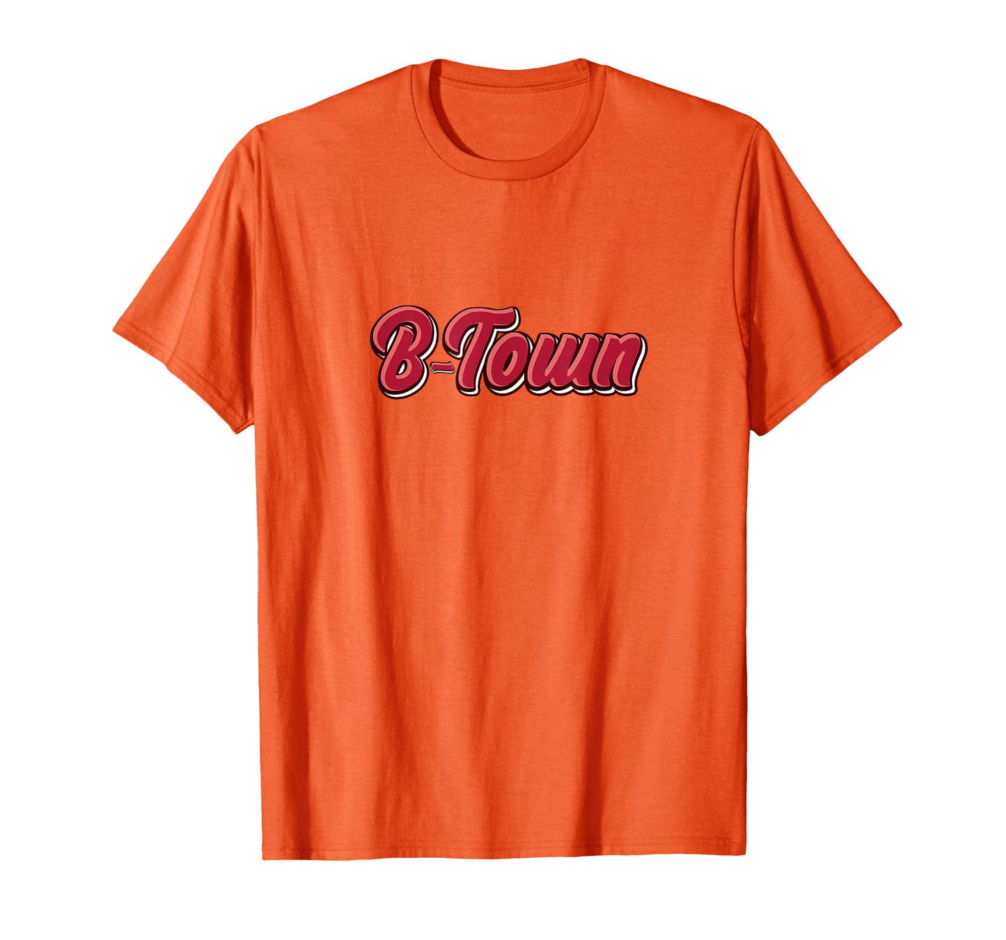 Red & White B-Town Bloomington Indiana T-Shirt