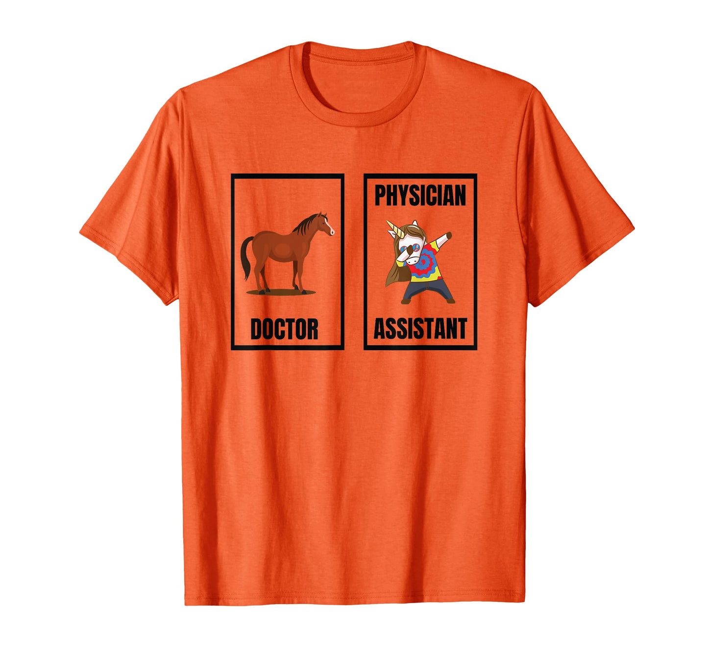 Funny Doctor Vs Physician Assistant Unicorn Dance PA School T-Shirt