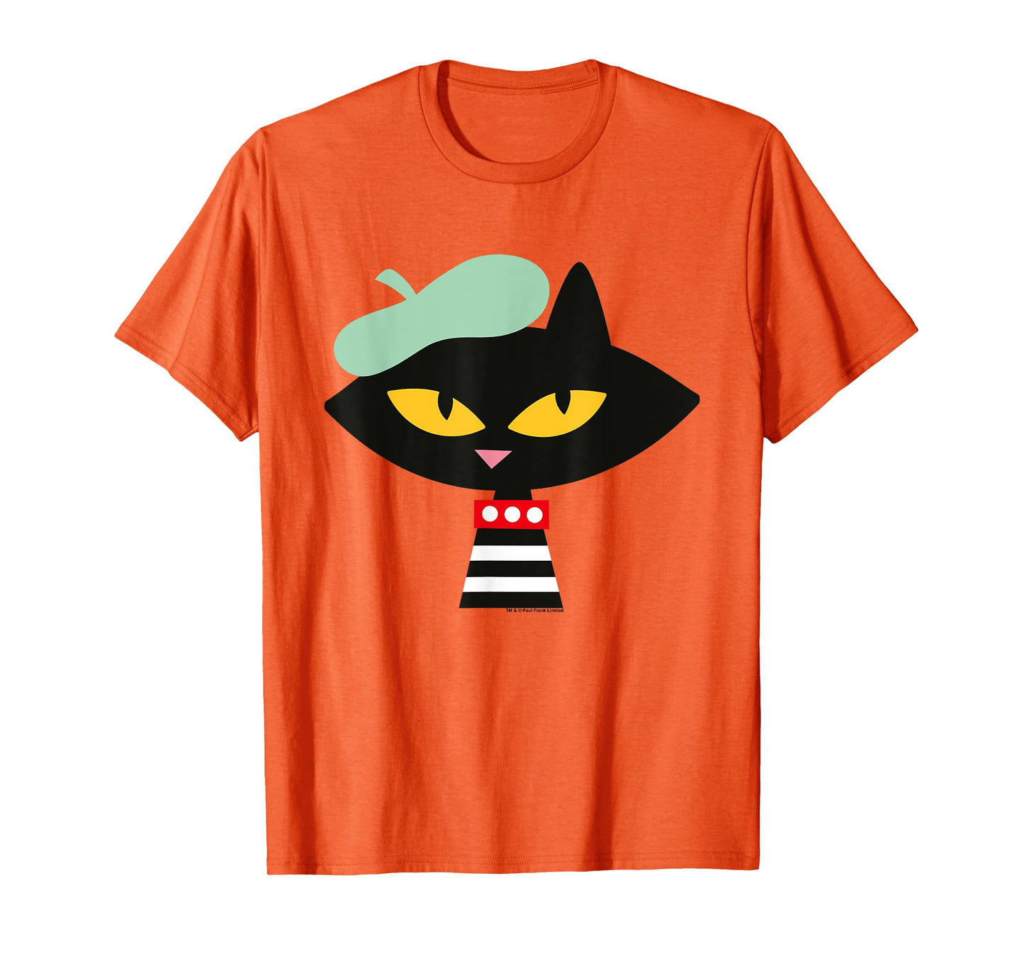 Paul Frank Mika Cat Beret Men Women Girls Kids T-Shirt