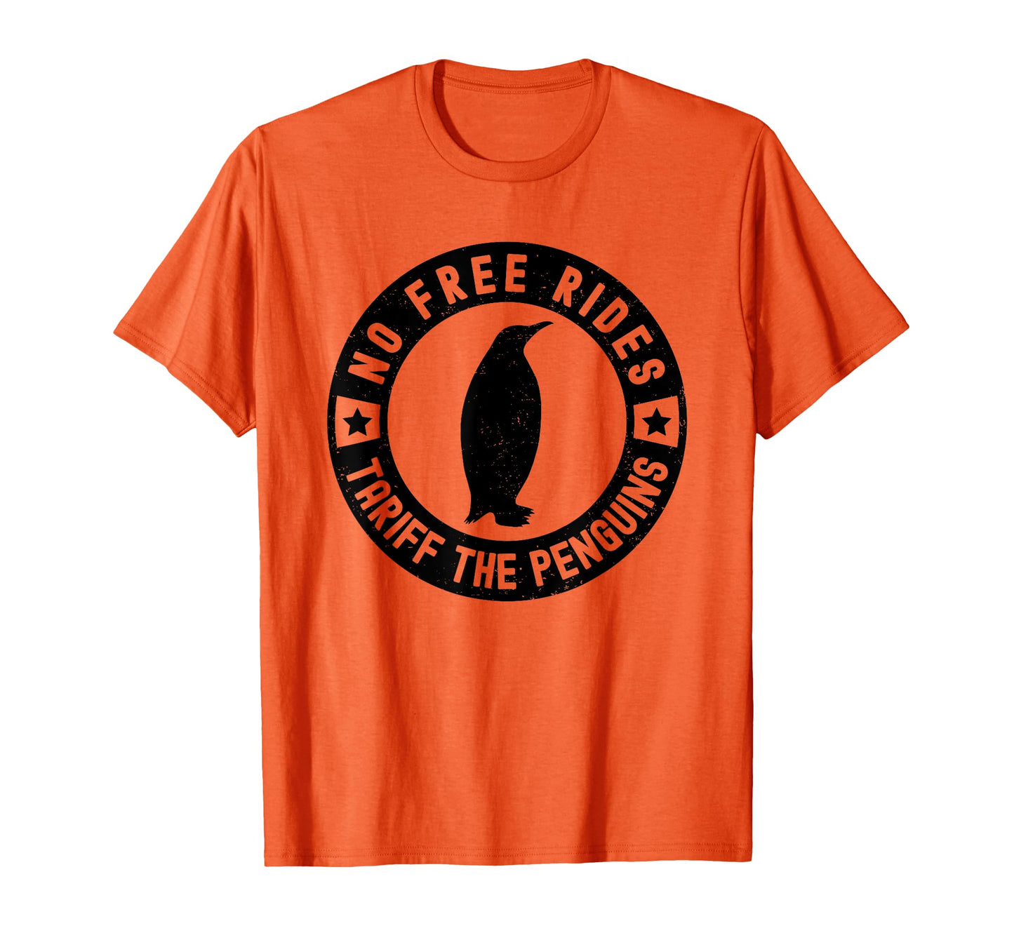 Penguin Tariffs Funny Political Liberation Day Men Women T-Shirt