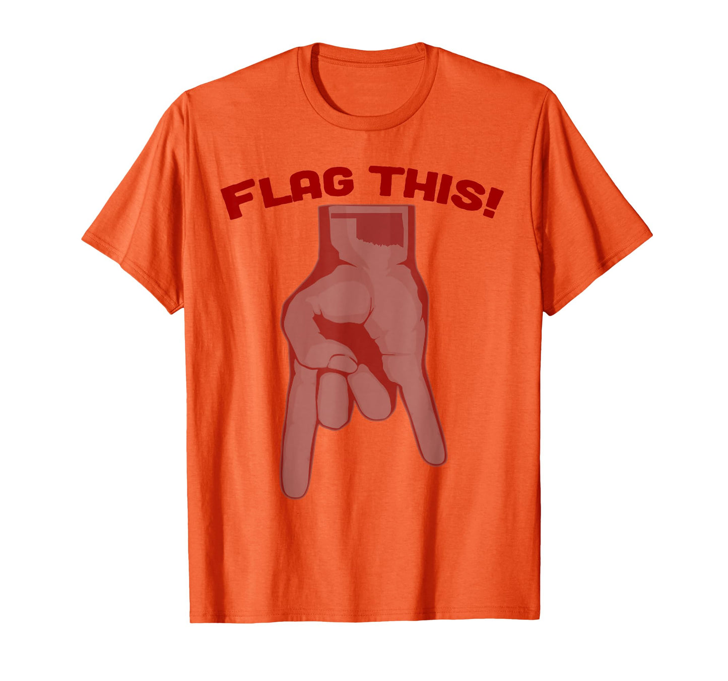 Flag This Oklahoma Upside Down Horns T-Shirt
