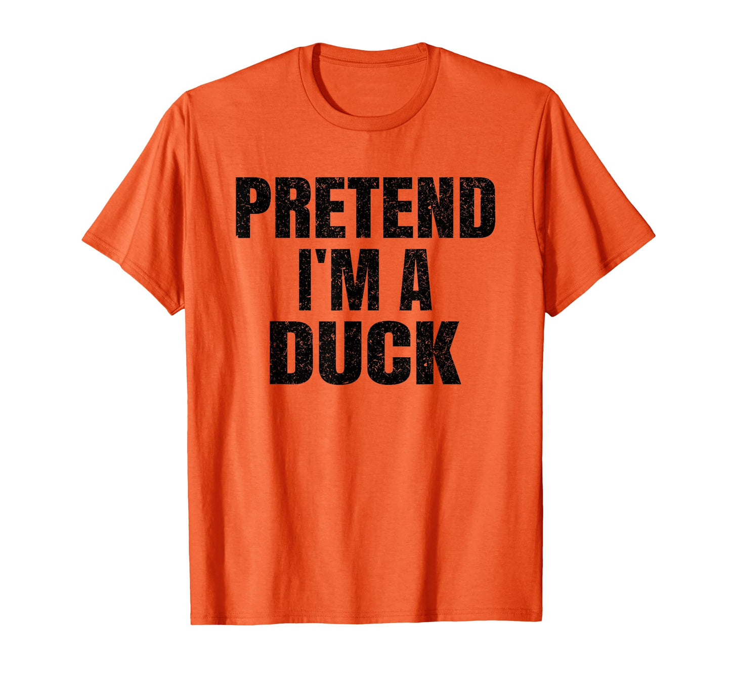 Pretend I'm A Duck Family Group Costume Lazy Easy Halloween T-Shirt
