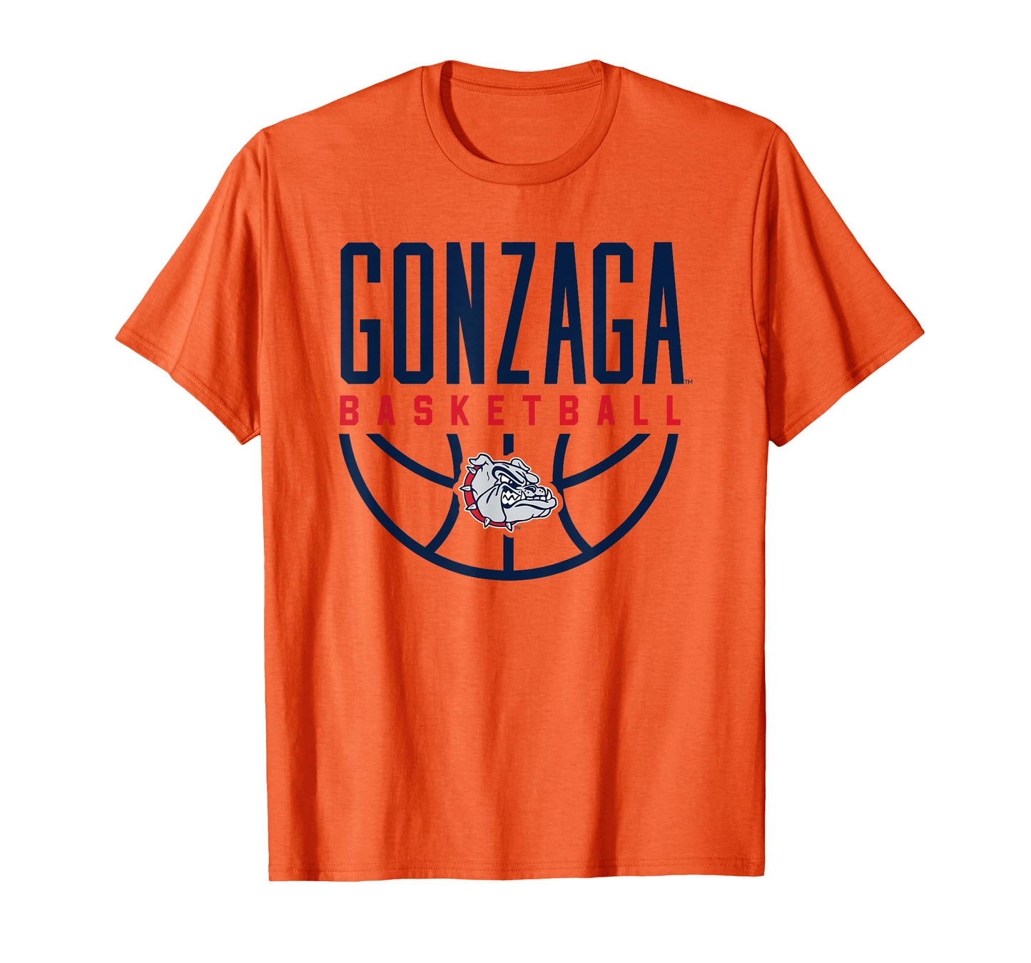 Gonzaga University Bulldogs Basketball Arch T-Shirt
