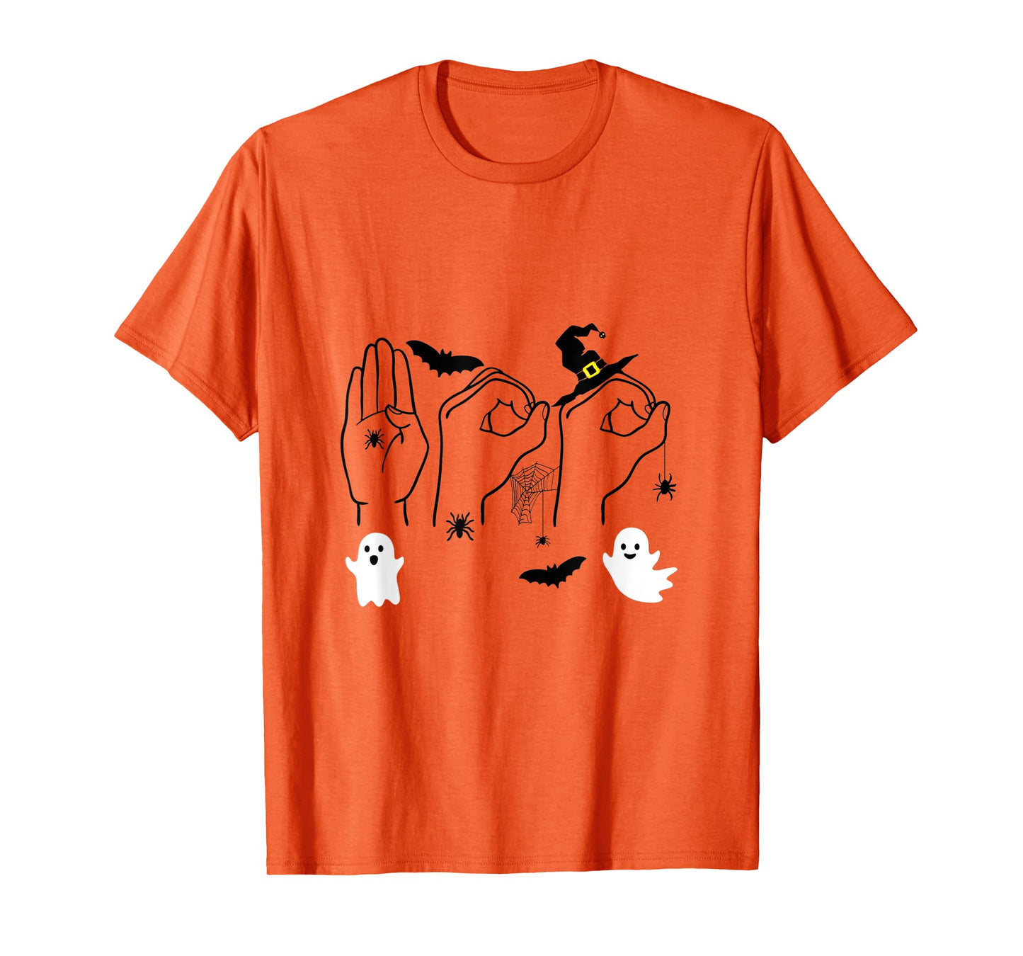 Boo ASL American Sign Language Halloween Costume T-Shirt