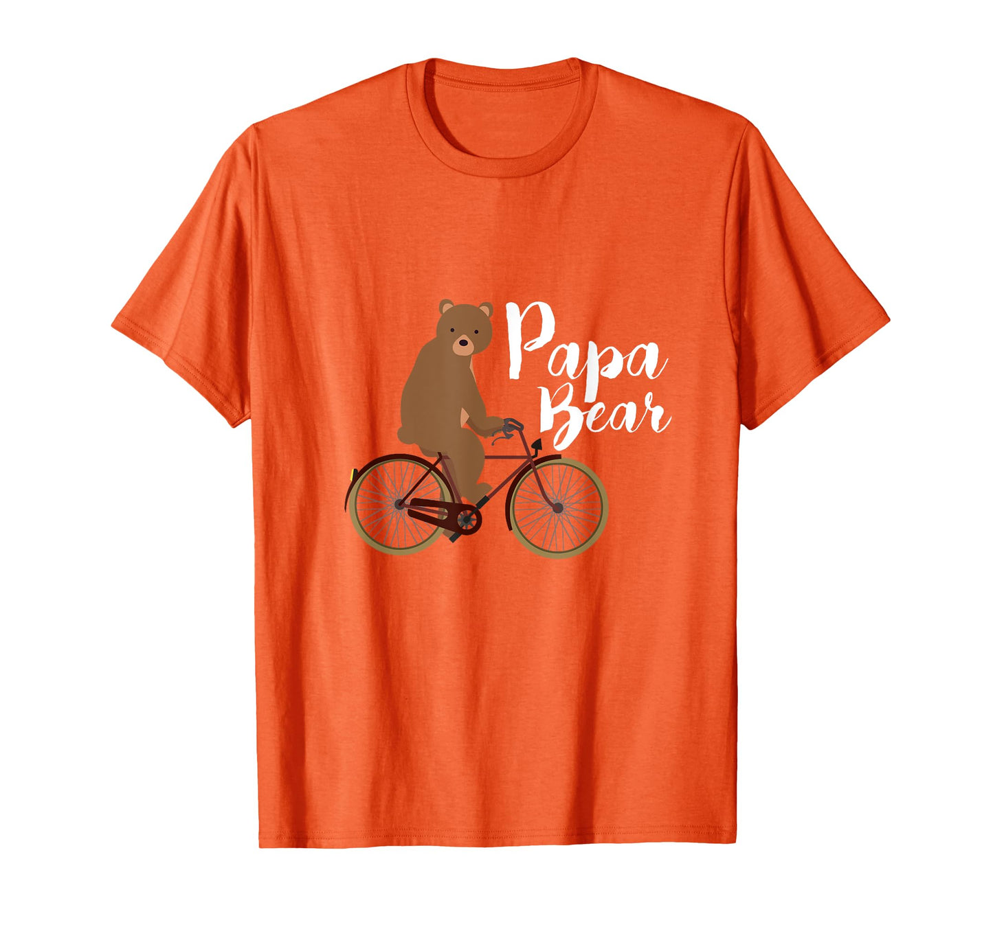 Papa Bear on a Bicycle T-Shirt
