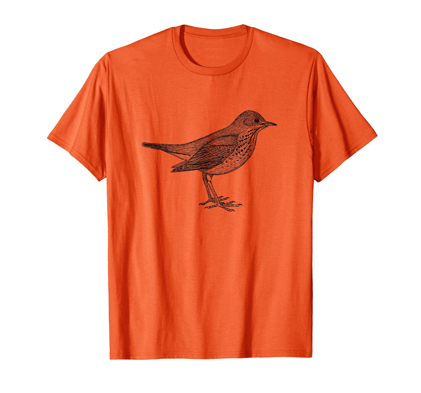 Hermit Thrush Bird Graphic Birdwatching T-Shirt