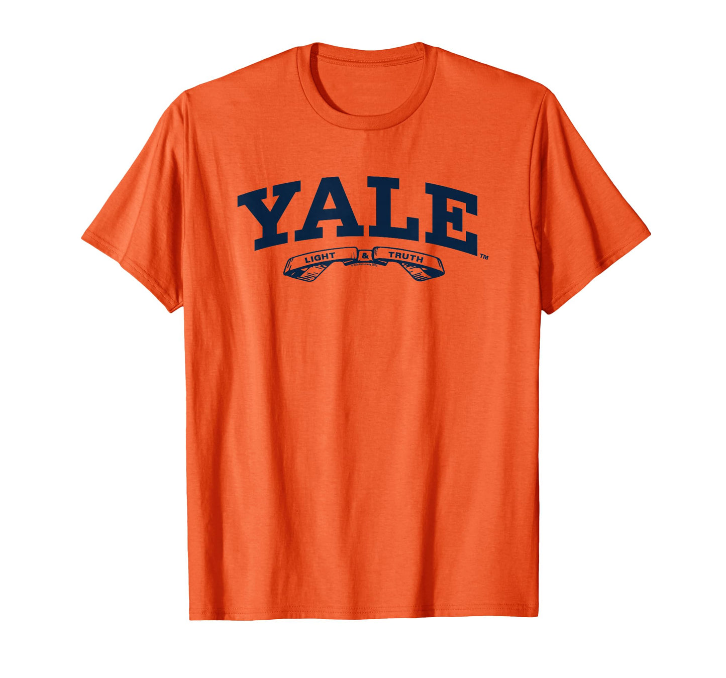 Yale University Light And Truth Big Varsity Logo T-Shirt