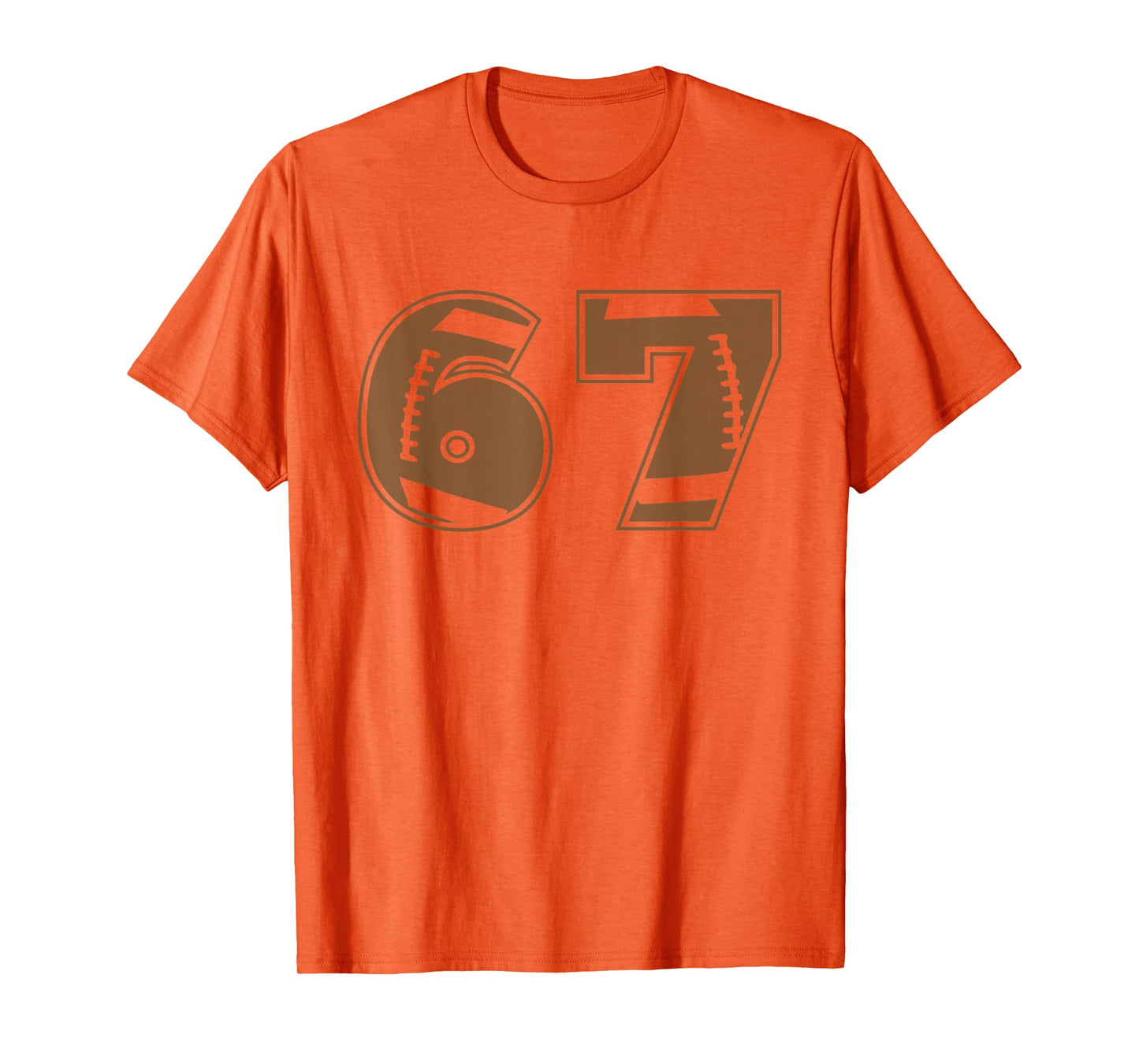 Football 67 Jersey Number T-Shirt