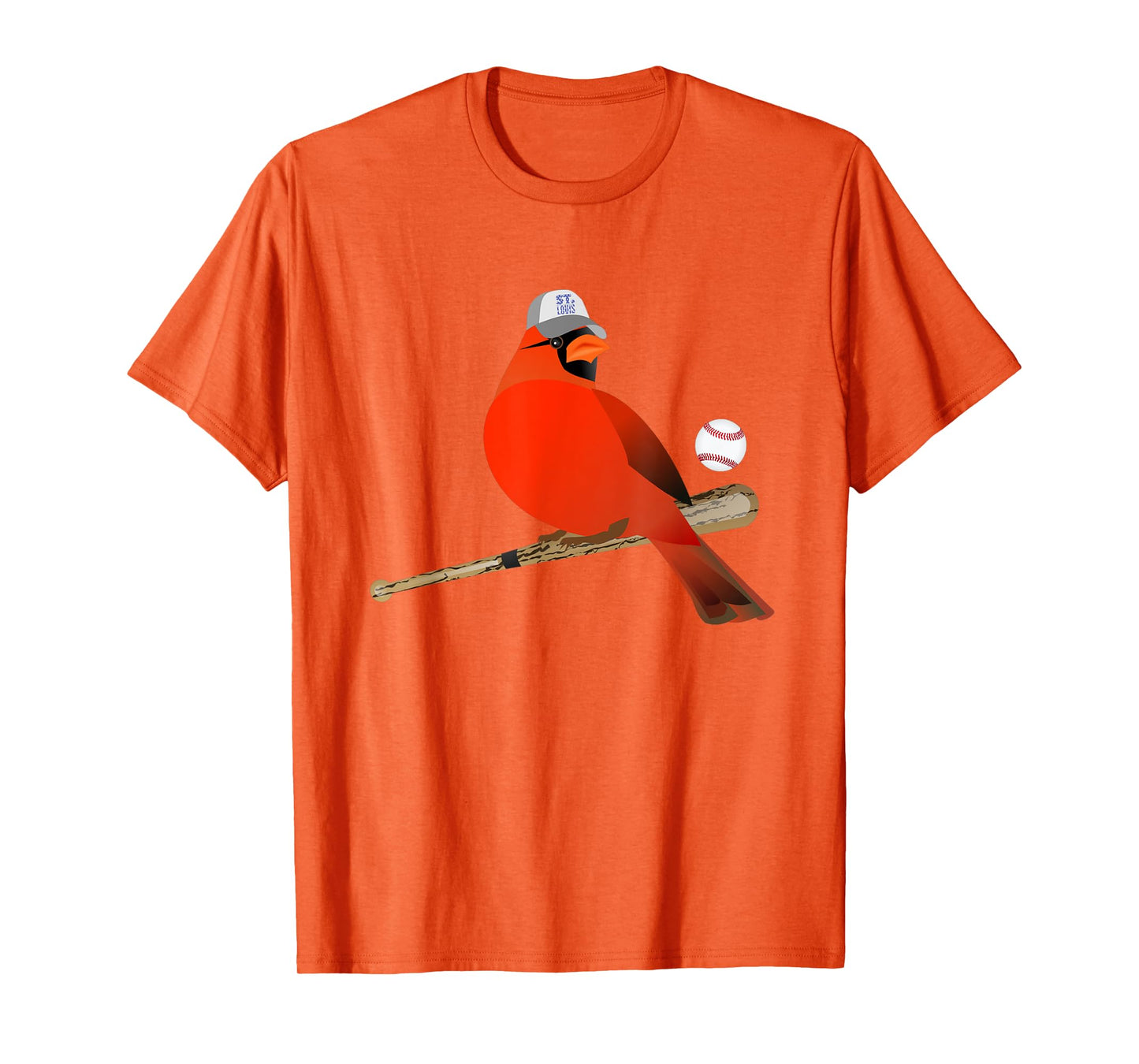 Saint Louis Red Cardinal Funny Bird Design T-Shirt