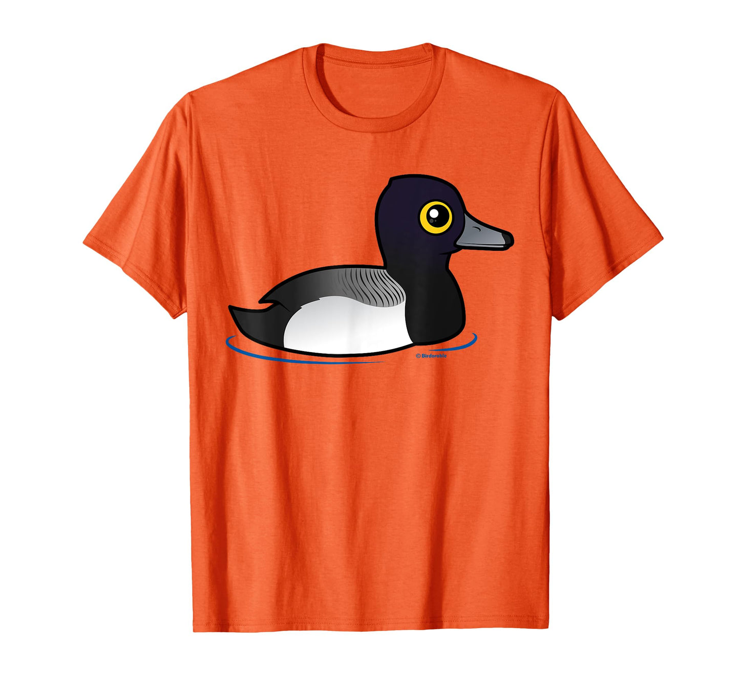 Cute Cartoon Lesser Scaup Birdorable Duck Waterfowl Species T-Shirt