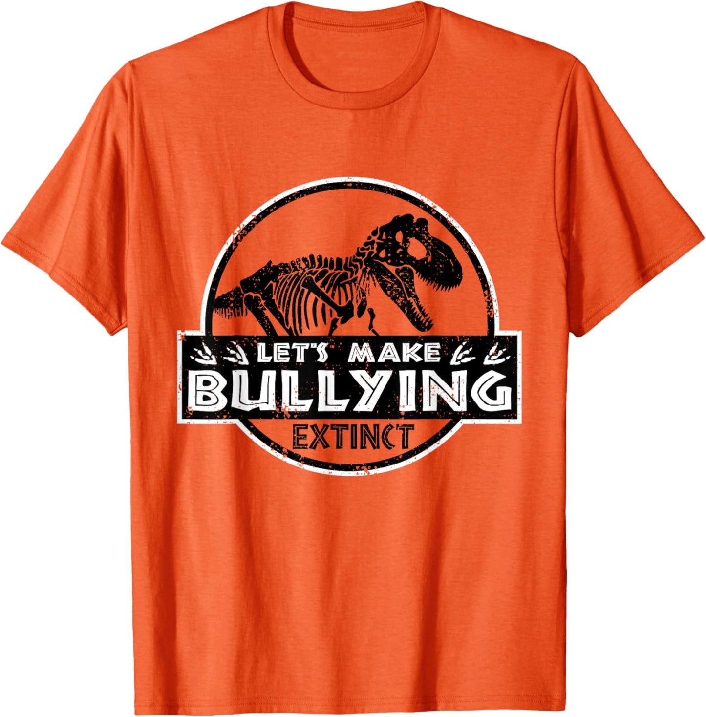 Dinosaur Stop Bullying Let's Make Bully Extinct Unity Day T-Shirt