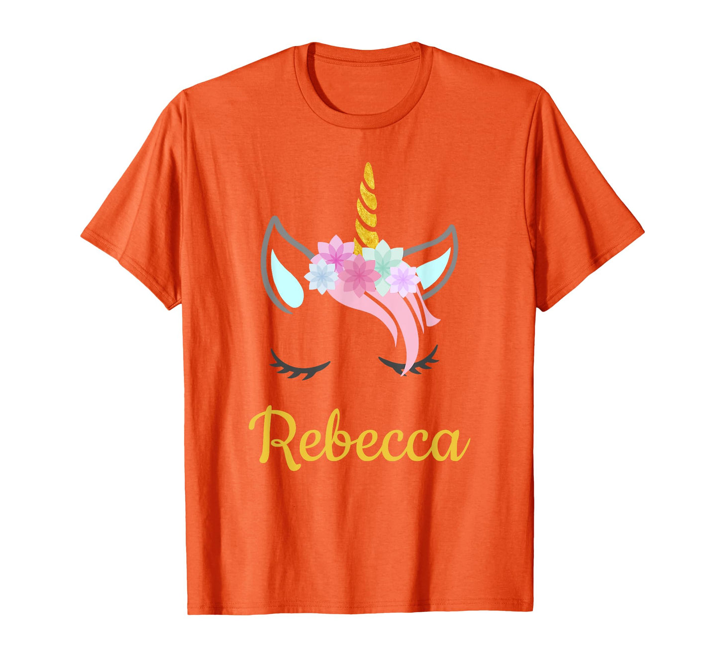 Rebecca Unicorn Name Shirt for Rebecca