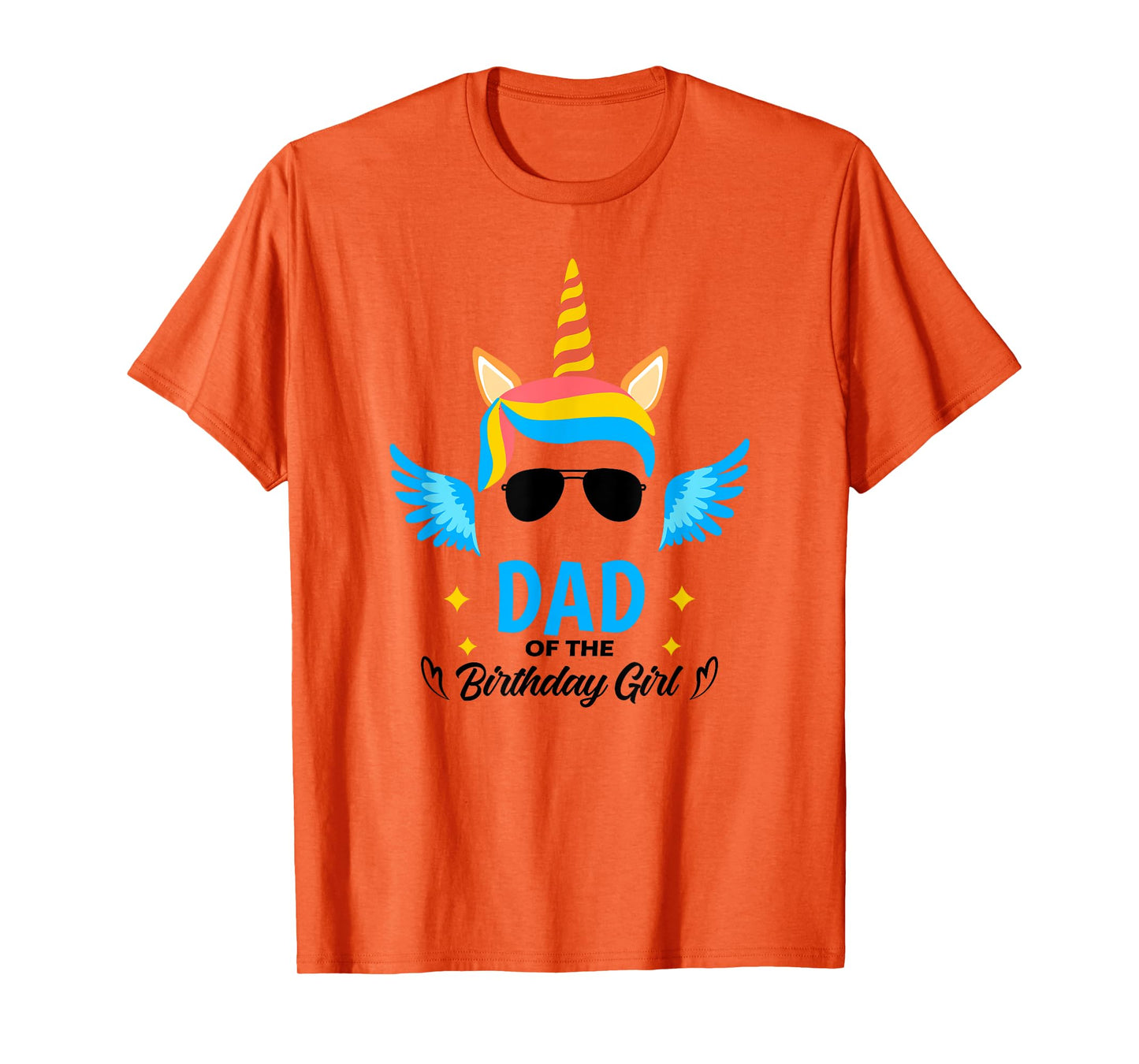 Dad of The Birthday for Girl Father Unicorn First Birthday T-Shirt