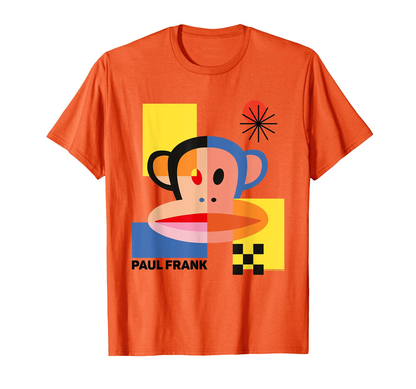 Paul Frank Julius Abstract 80s Block Art T-Shirt