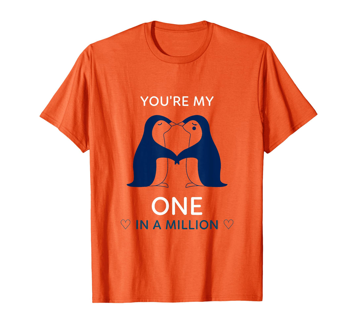 Romantic Penguin Cool you're my one animal love gift tee T-Shirt