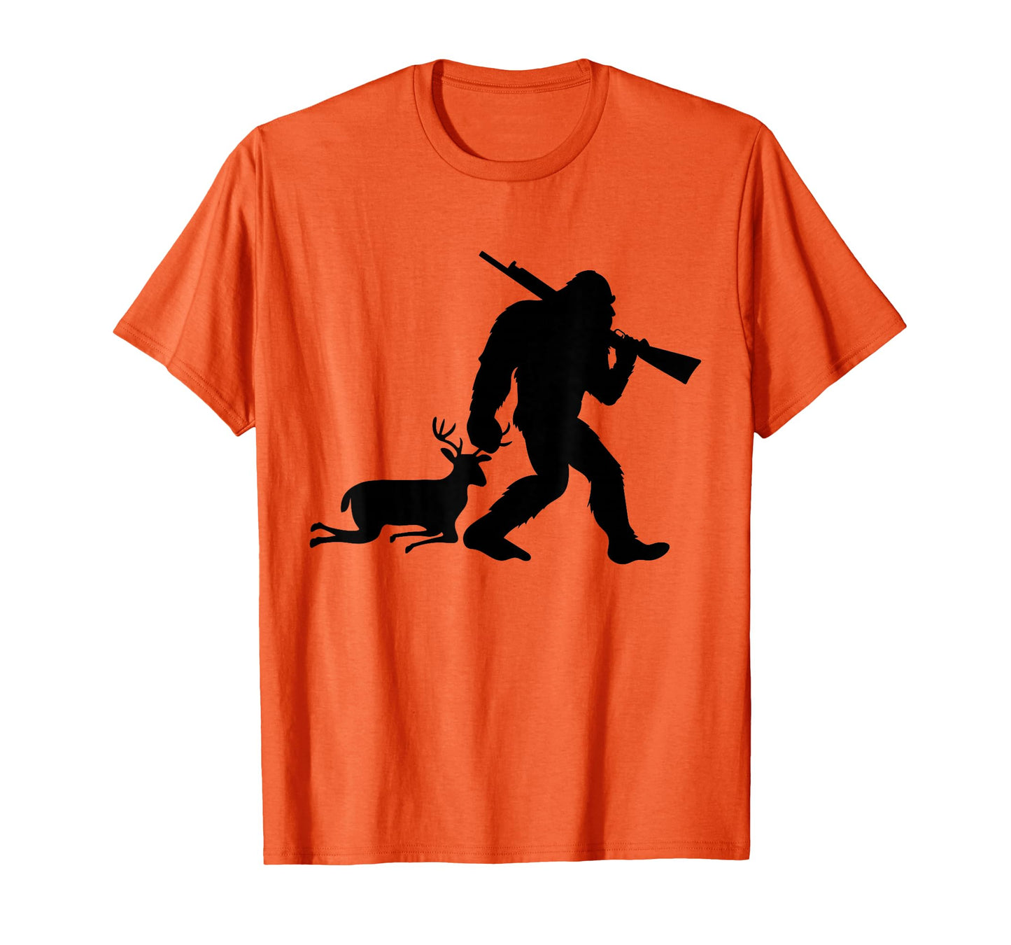 Funny Bigfoot Deer Hunting Sasquatch Dad Men Wildlife Hunter T-Shirt