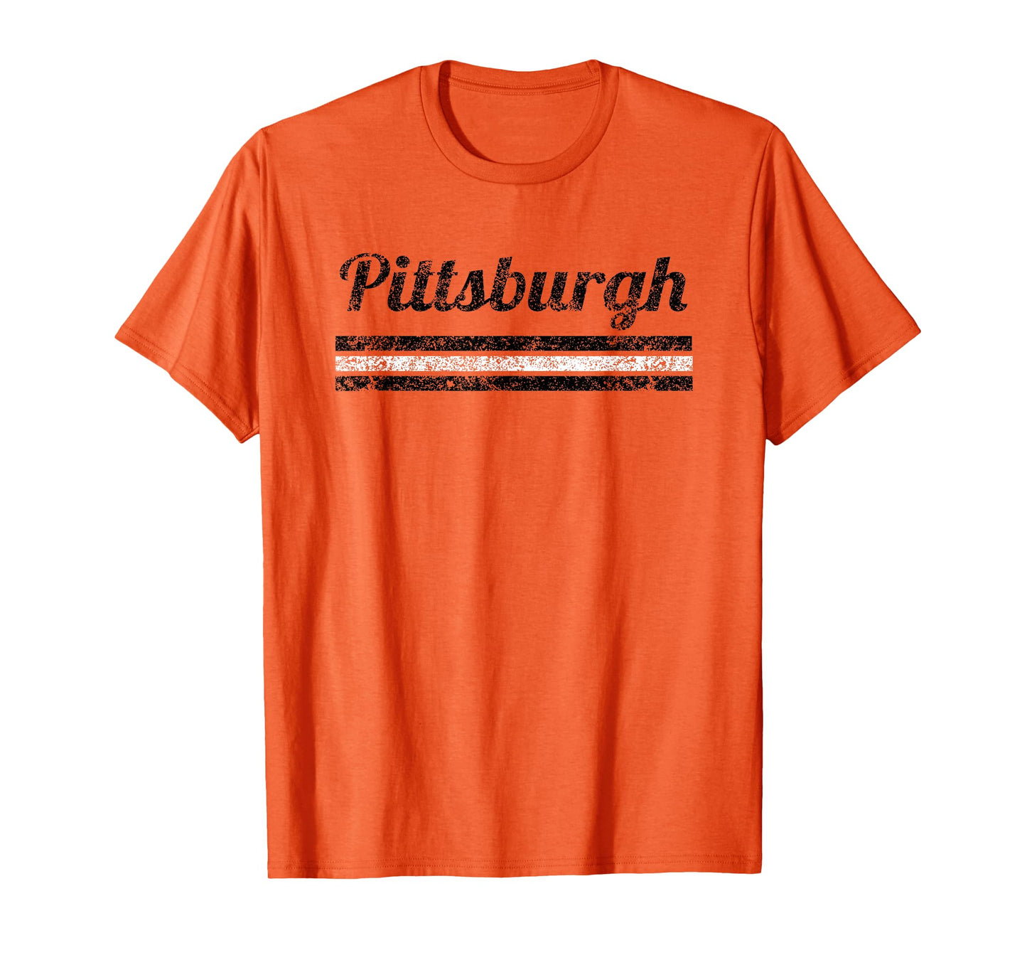 Pittsburgh Pennsylvania Retro Vintage Weathered Throwback T-Shirt