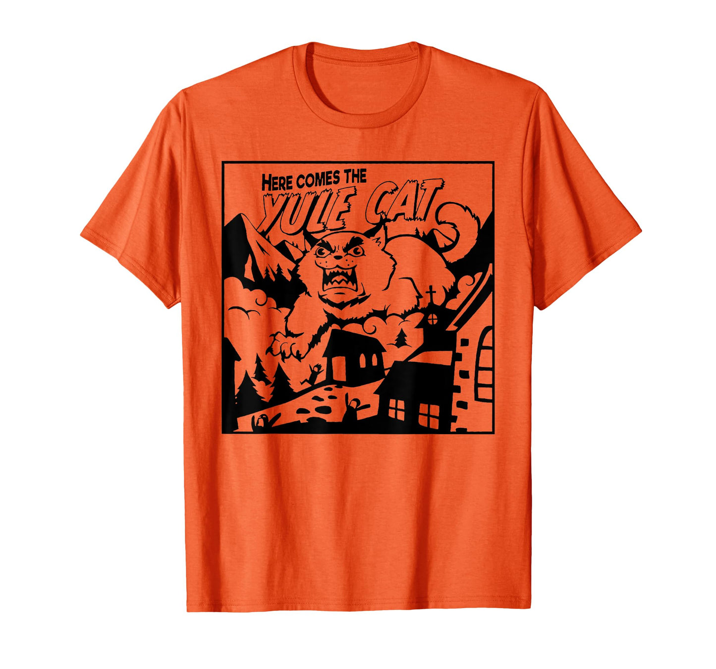 Yule Cat T-Shirt for Men Women