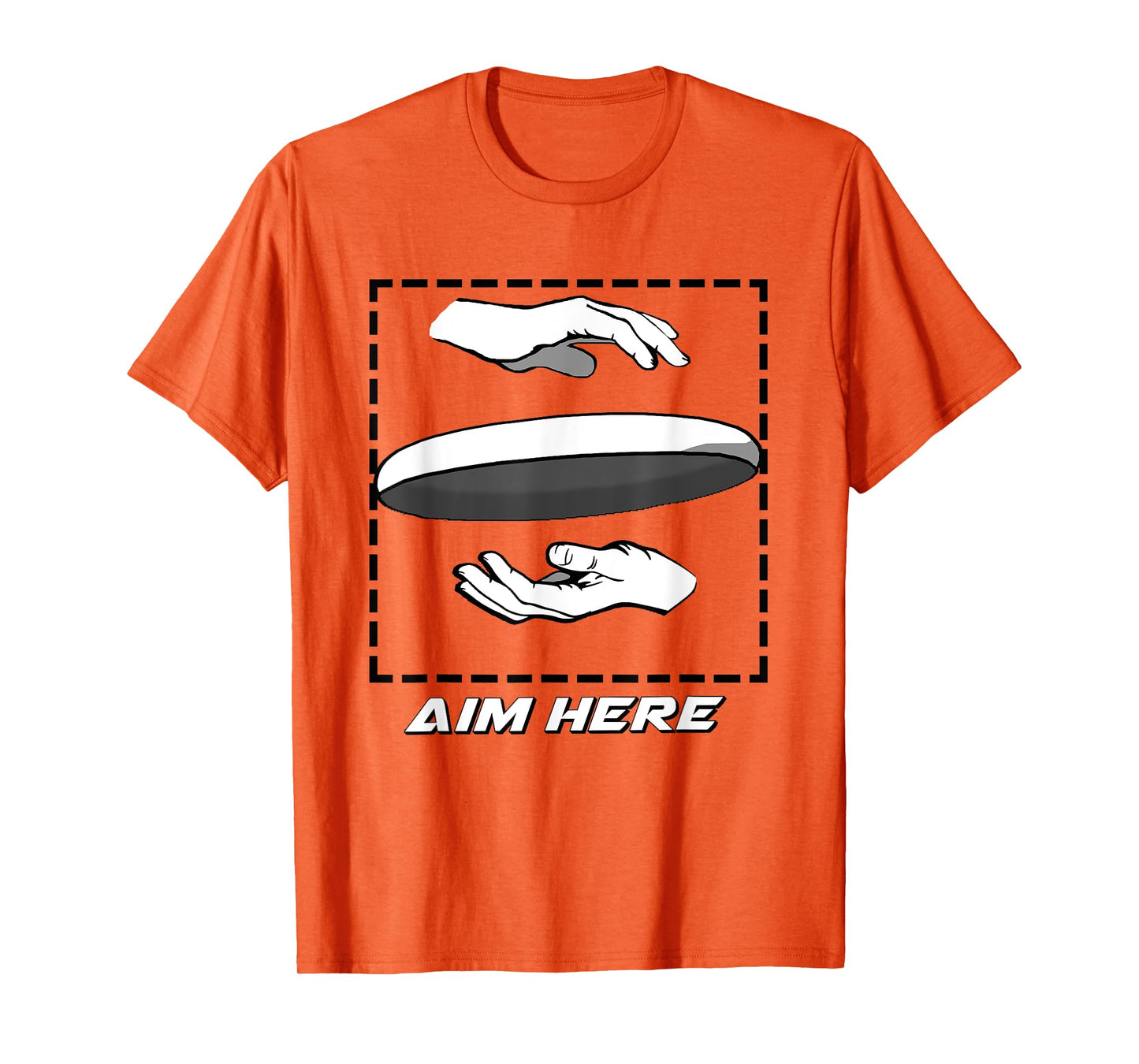 Aim Here. Ultimate Frisbee Shirt T-Shirt