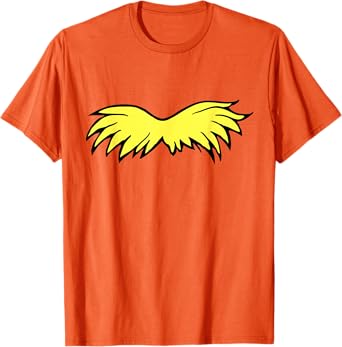 Dr. Seuss The Lorax - Lorax Mustache T-Shirt