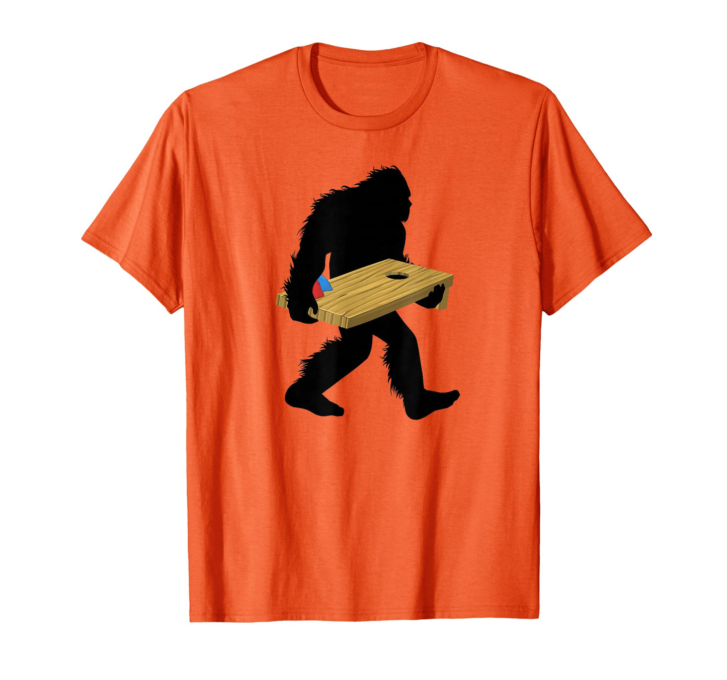 Bigfoot Cornhole T-Shirt, Cryptid Sasquatch Tee Apparel T-Shirt