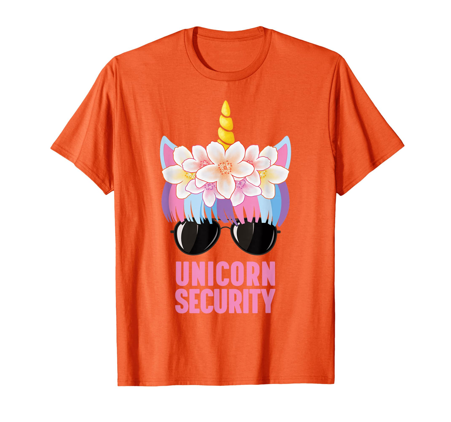 Cute Unicorn Security T-Shirt