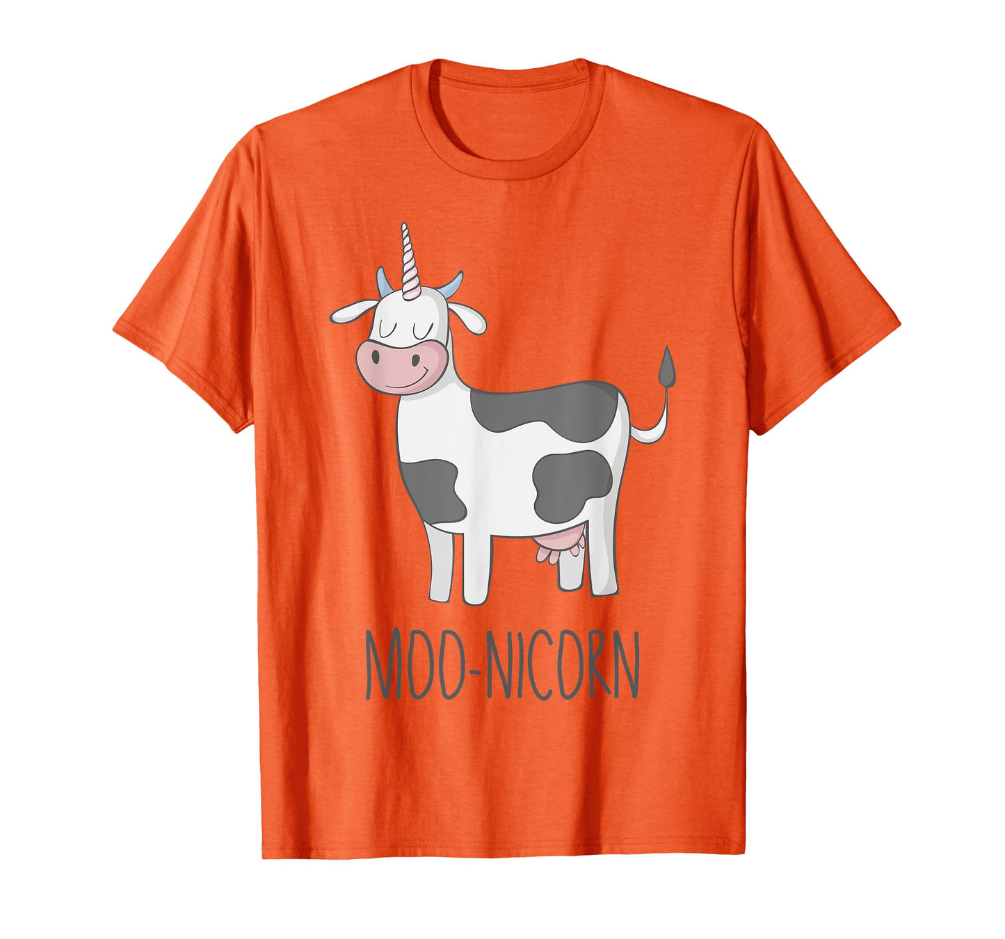 Moonicorn Funny Cow Unicorn T Shirt for Kids and Adults T-Shirt