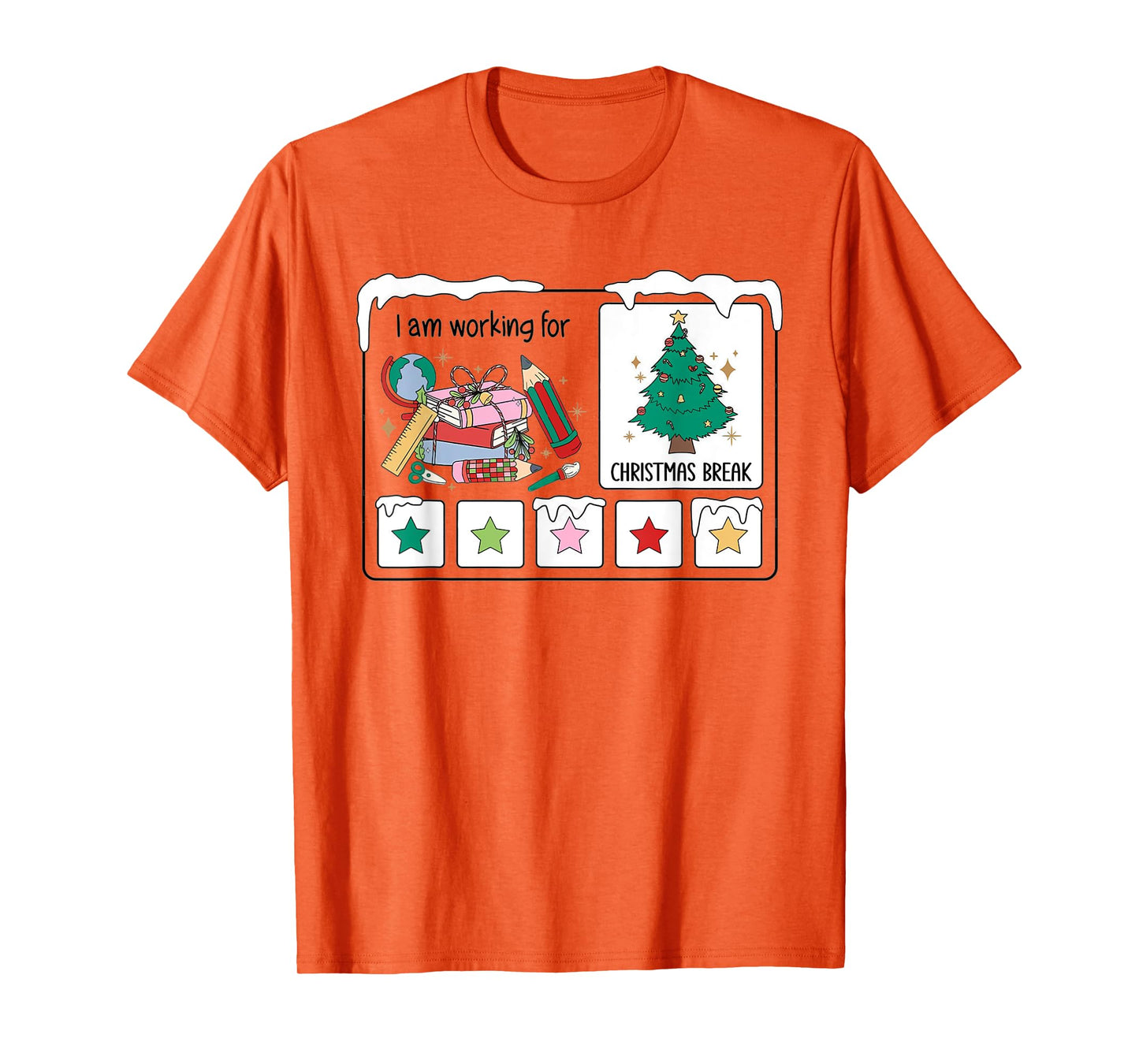 I Am Working For Christmas Break Special Education Teacher T-Shirt