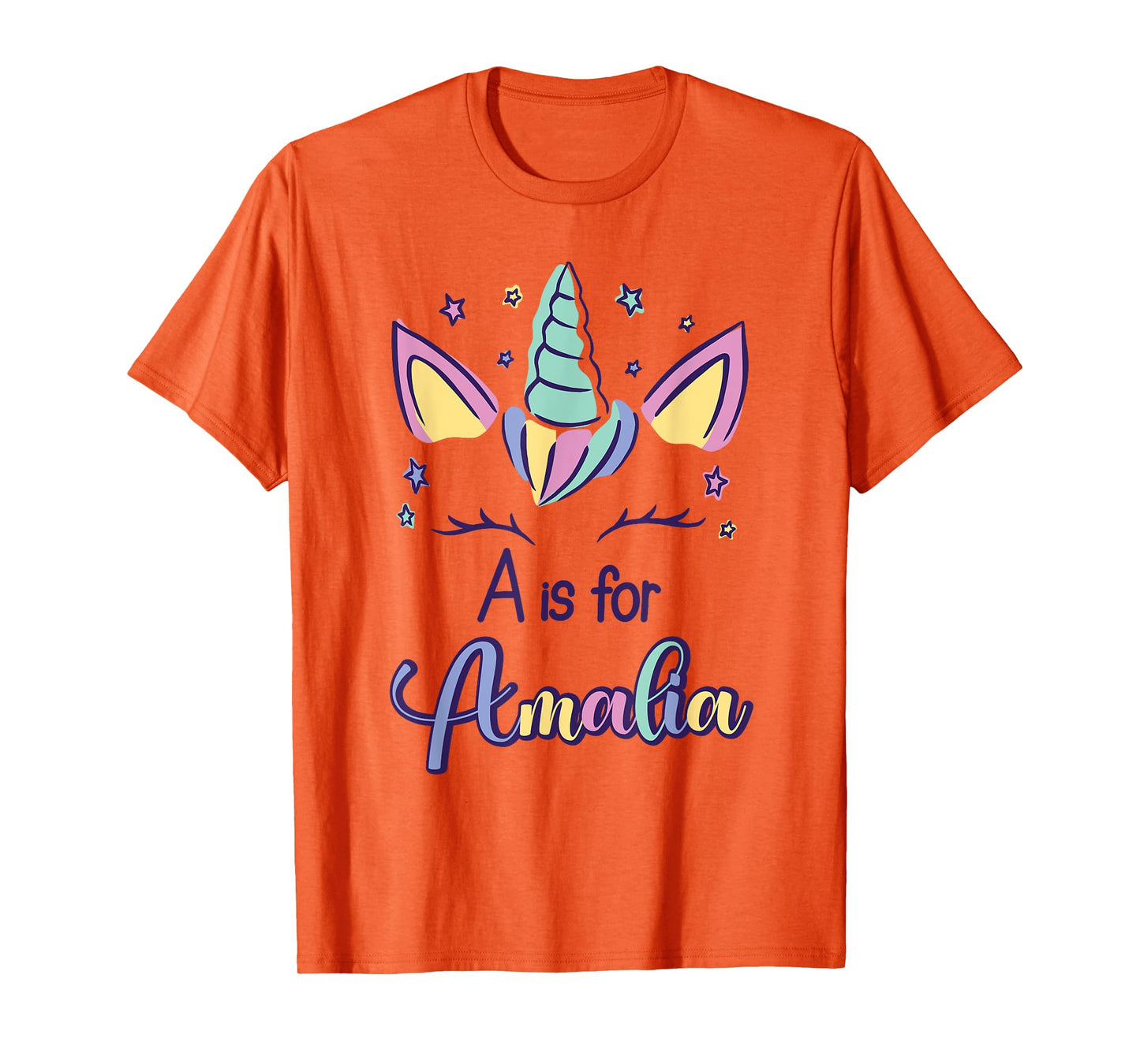 First Name Amalia Personalized A Is For Amalia T-Shirt