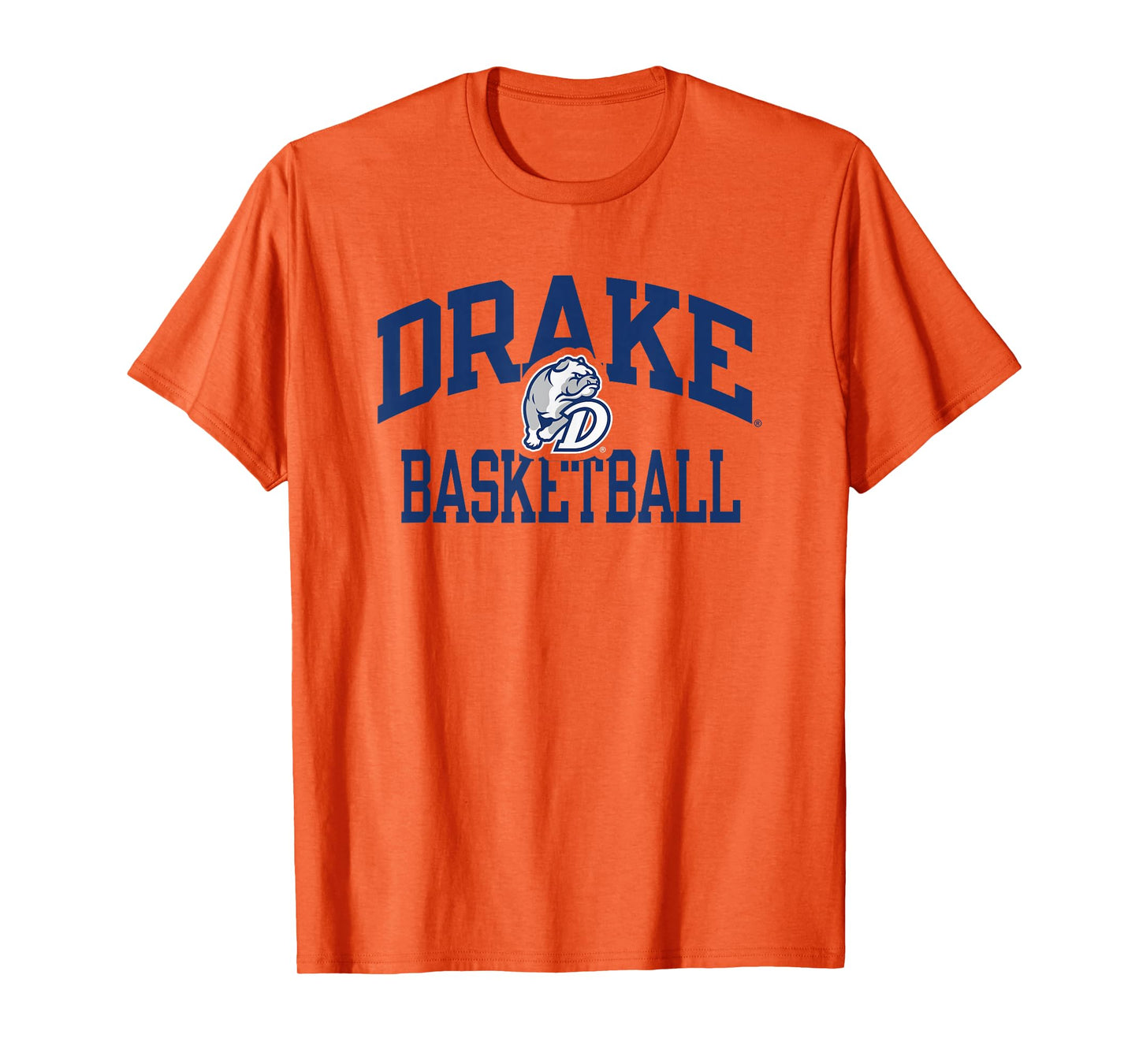Drake Bulldogs Basketball Arch Gray Officially Licensed T-Shirt