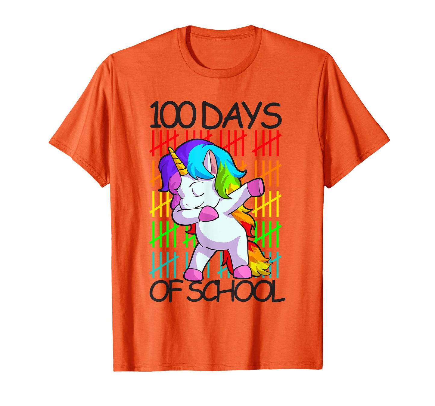 Happy 100 Days Of School Shirt Girls Unicorn Lover Gift T-Shirt