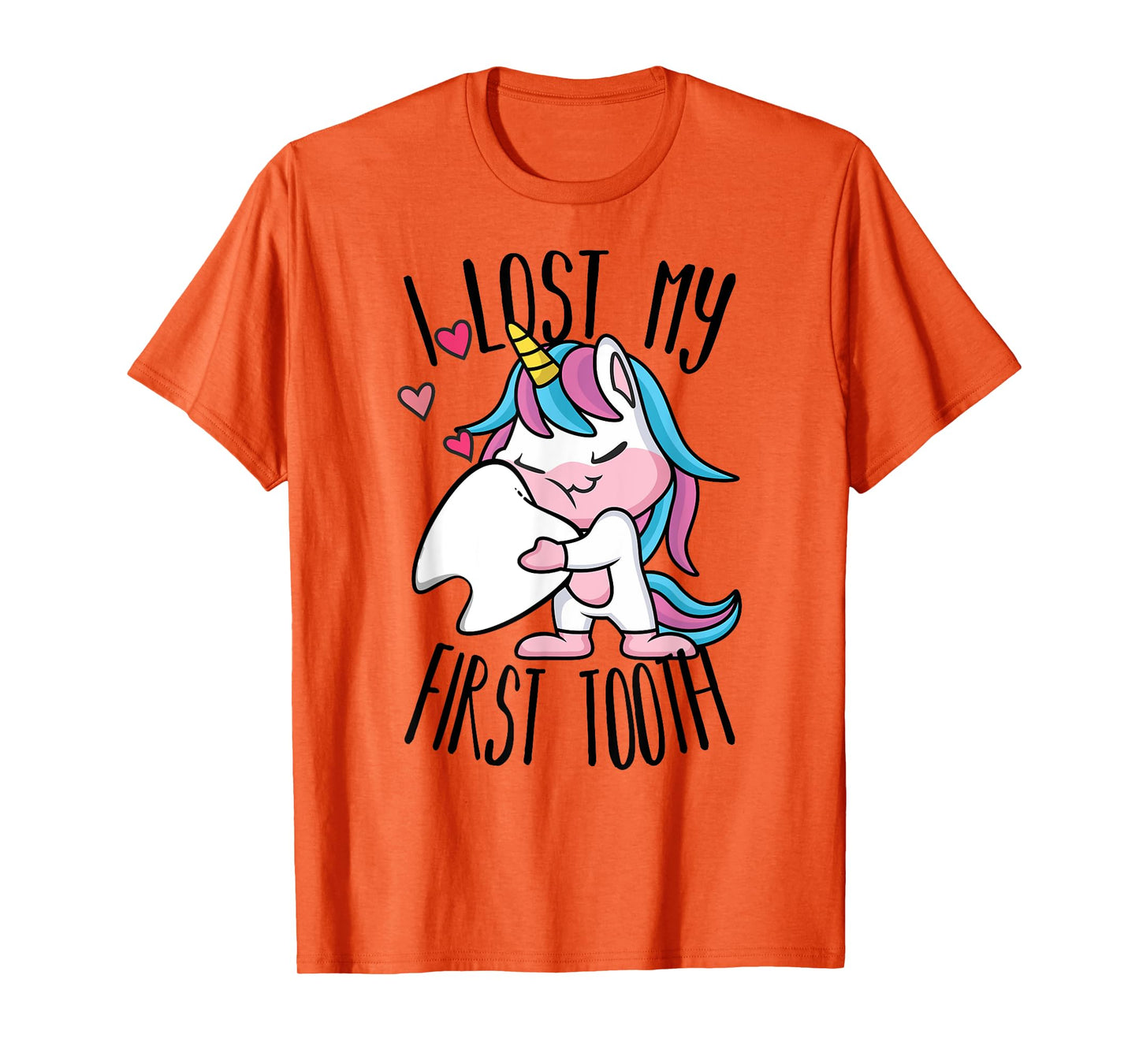 Funny Tooth Fairy - Cute Unicorn I Lost My First Tooth T-Shirt
