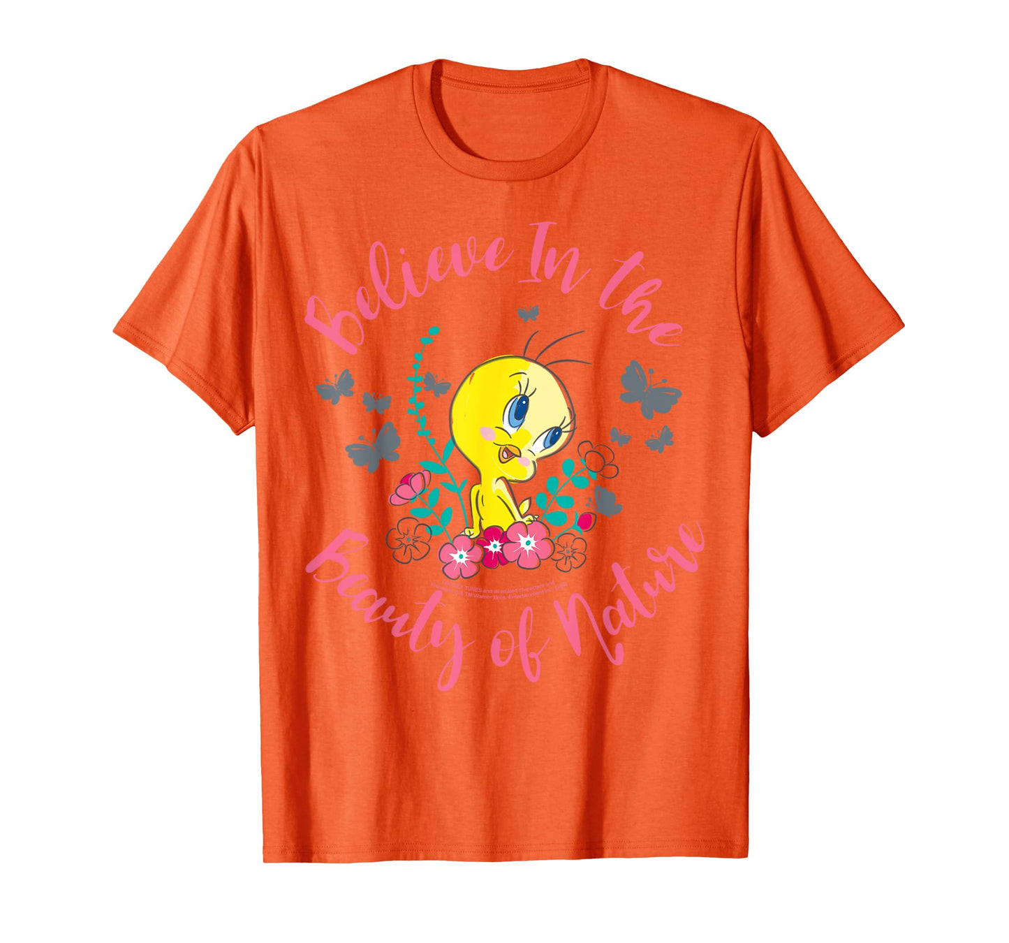 Looney Tunes Tweety Bird Believe In The Beauty Of Nature T-Shirt