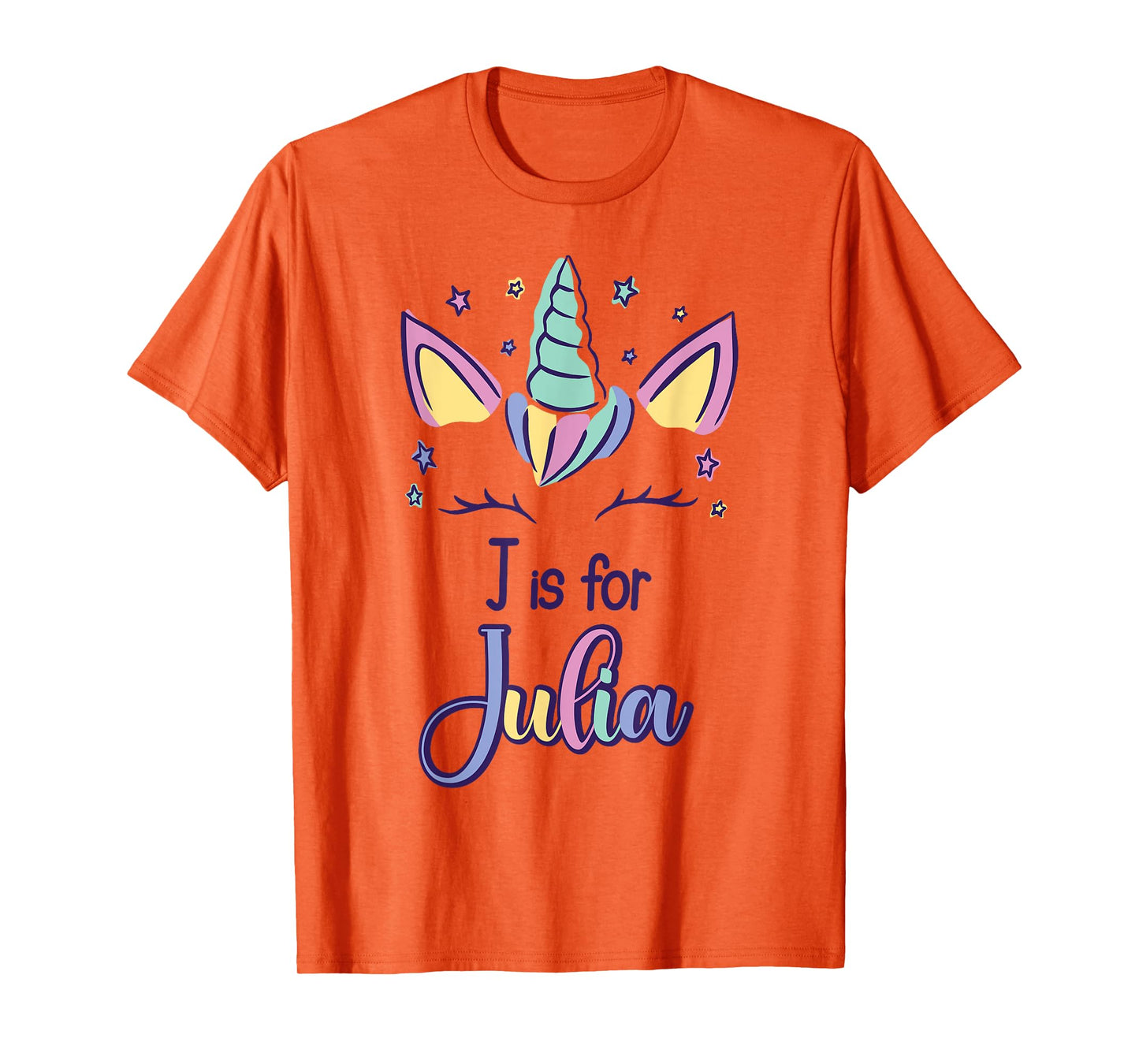 First Name Julia Personalized J Is For Julia T-Shirt