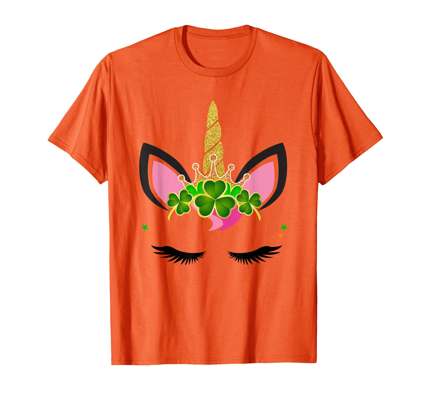 Unicorn Clover Leaf Unicorn Girl St Patricks Day T-Shirt