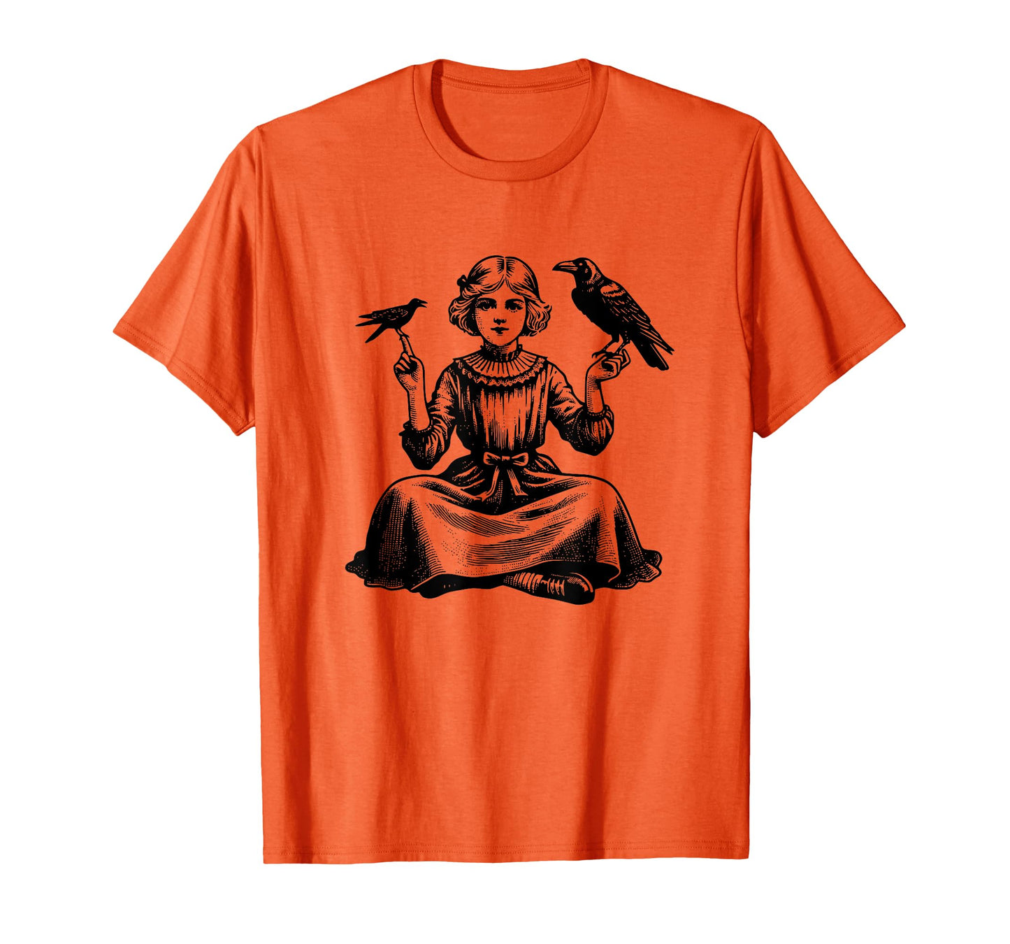Vintage Crow, Vintage Raven Design for Crow and Raven Lovers T-Shirt