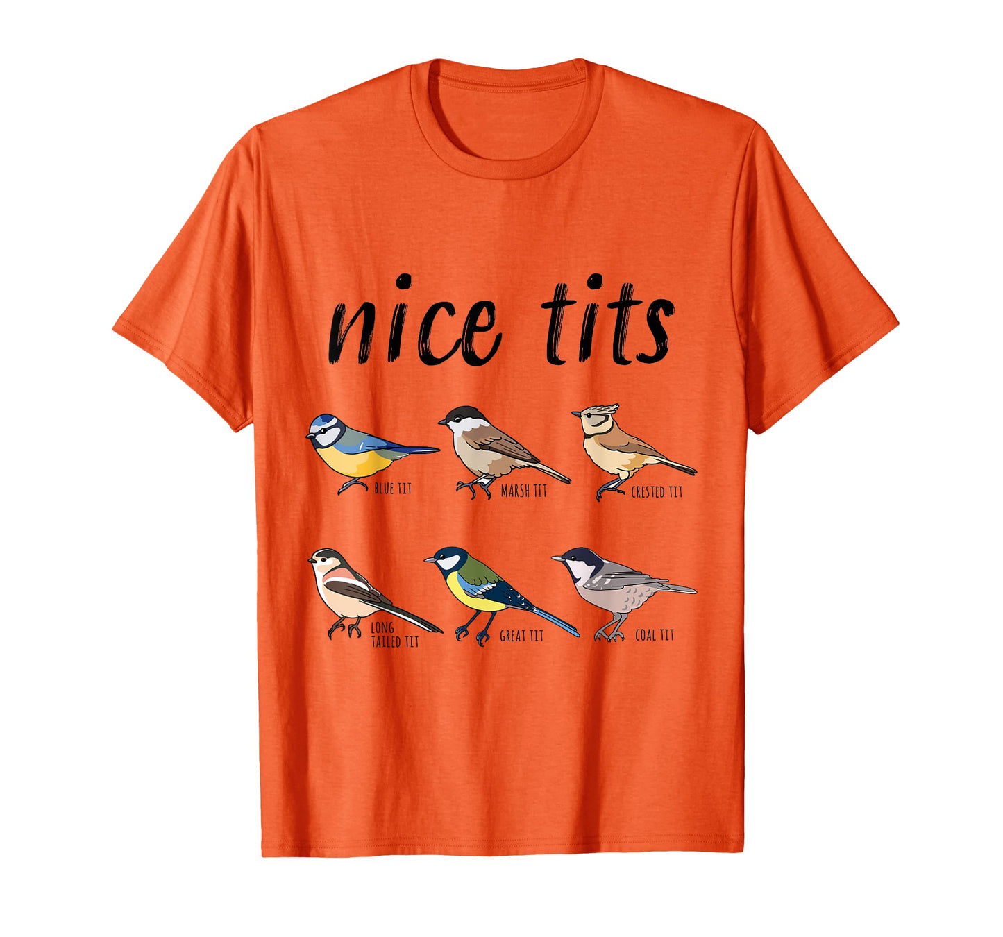 Bird watching Funny "nice tits" Gift for Birding T-Shirt