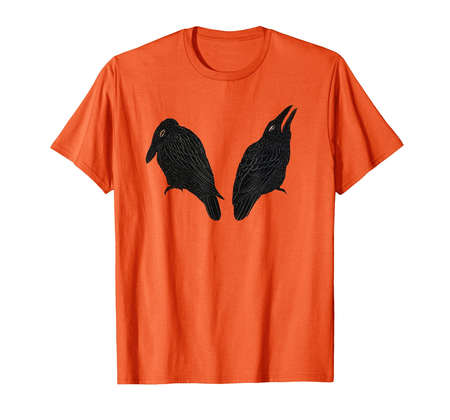 Vintage Crow & Raven Bird Illustration For Men And Women T-Shirt
