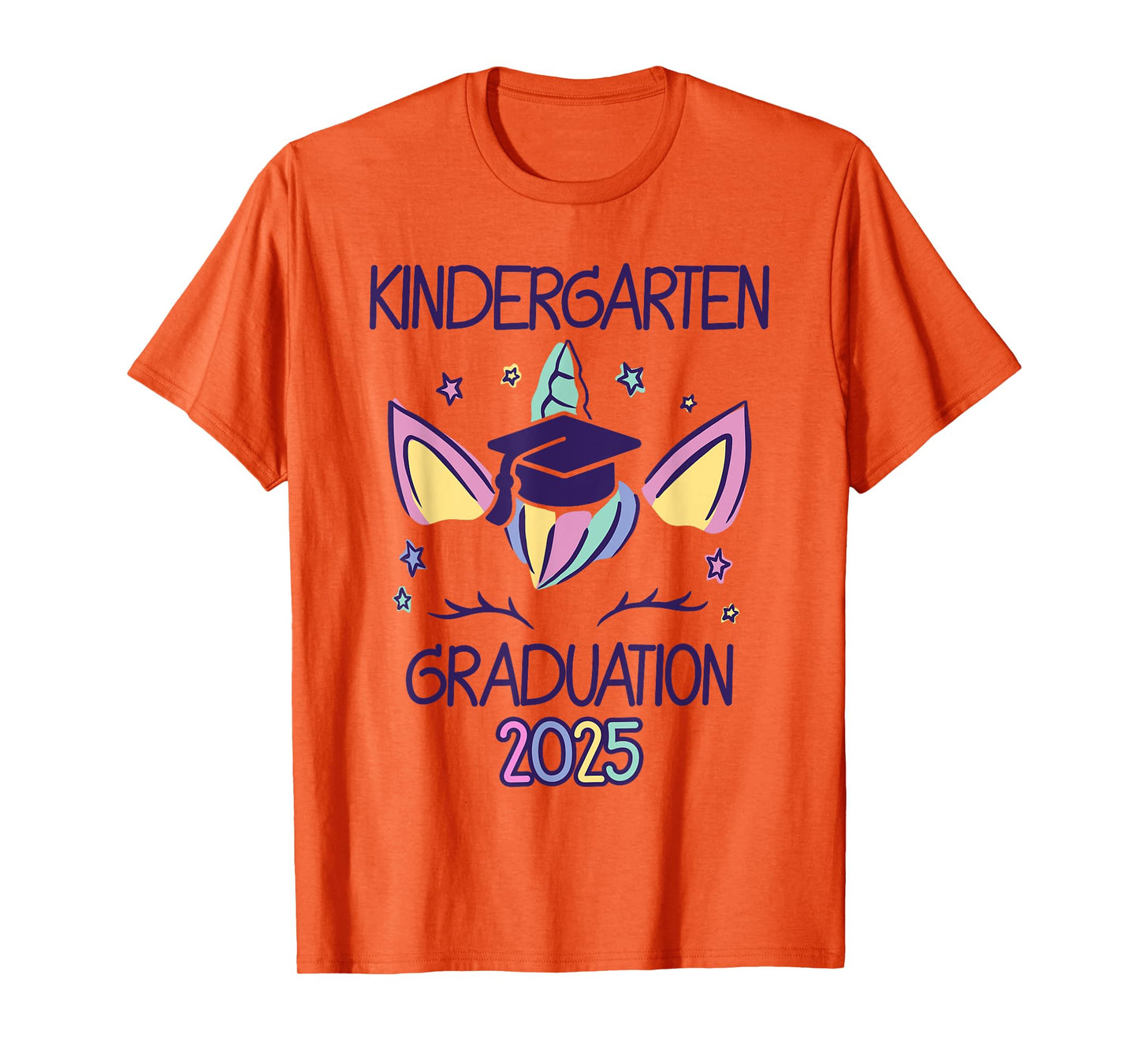 Kindergarten Graduation 2025 Unicorn Kindergarten Grad T-Shirt