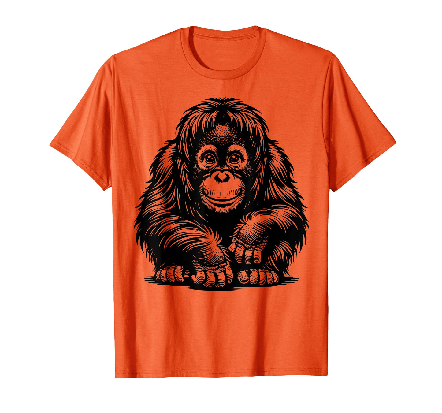 Vintage baby Orangutan Primate monkey adorable funny T-Shirt