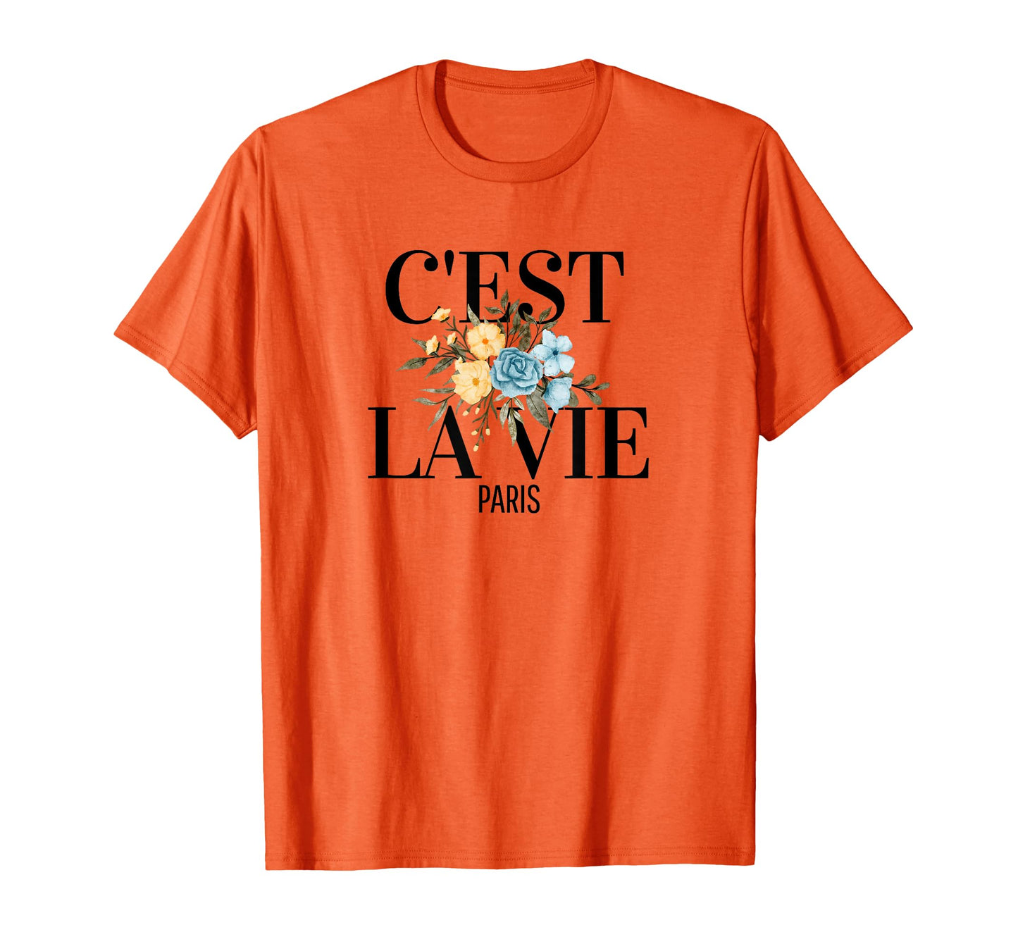 T-Shirt C'est La Vie French Expression Paris Love Wine T-Shirt
