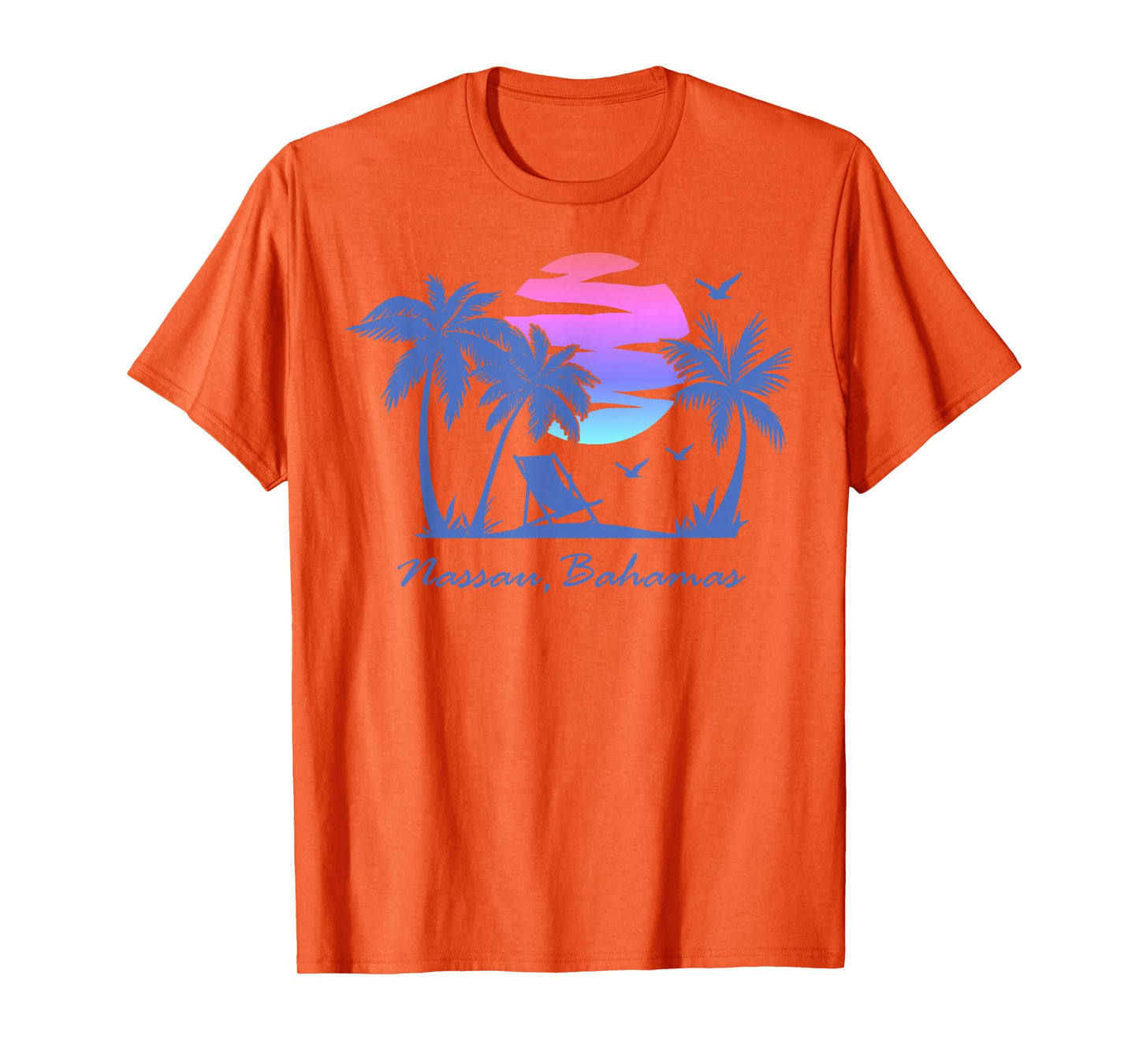 NASSAU BAHAMAS Beach Vacation Spring Break Honeymoon Retro T-Shirt