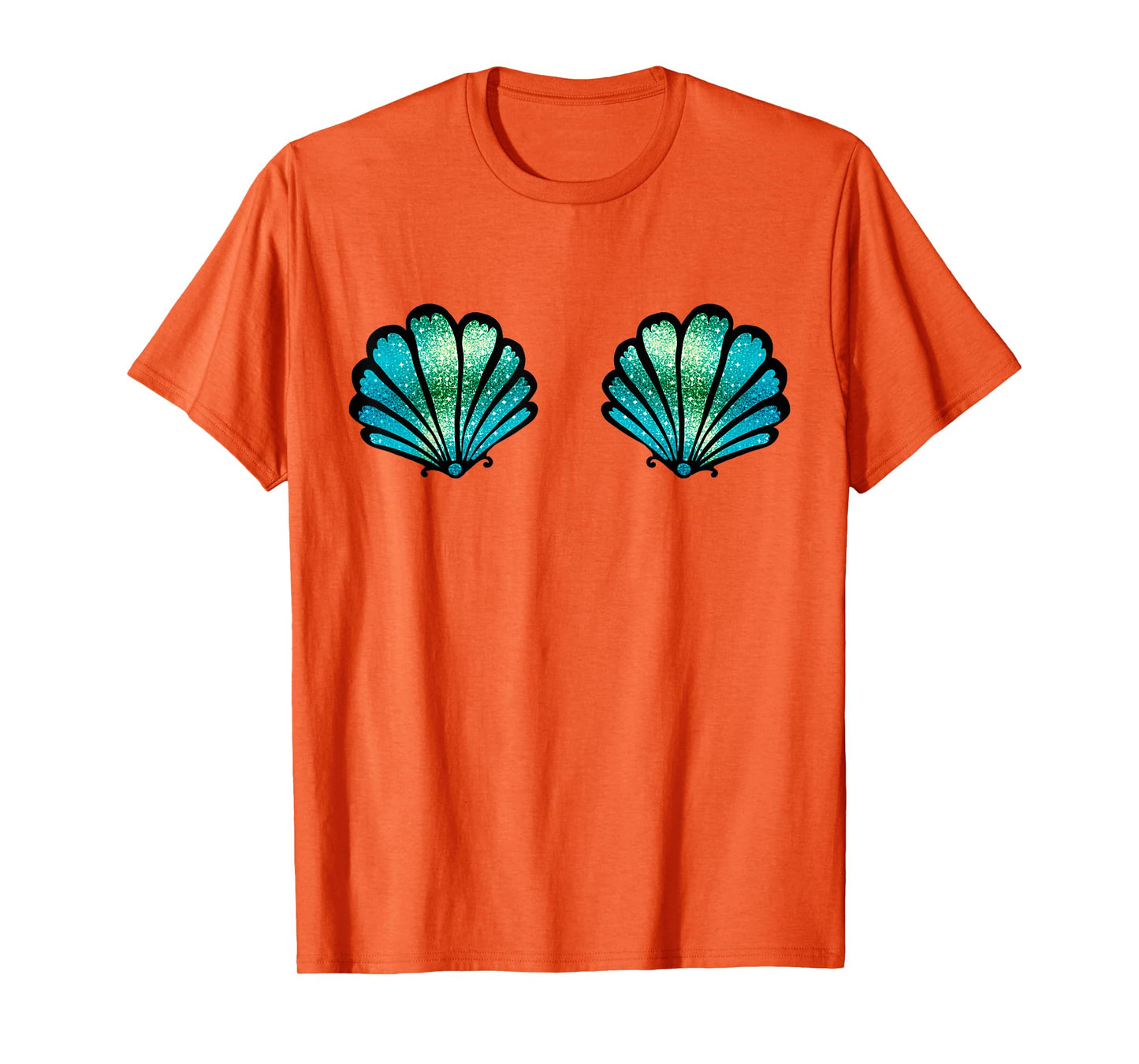 Mermaid, Seashell, Sea, Shell, Bikini, Carnival, Halloween, T-Shirt