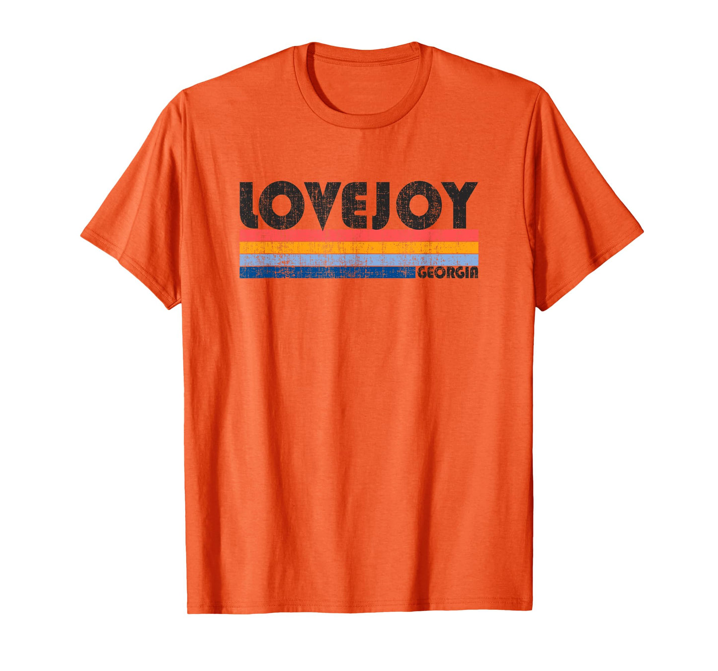 Show your Lovejoy, GA Hometown Pride with this Retro 70s 80s T-Shirt