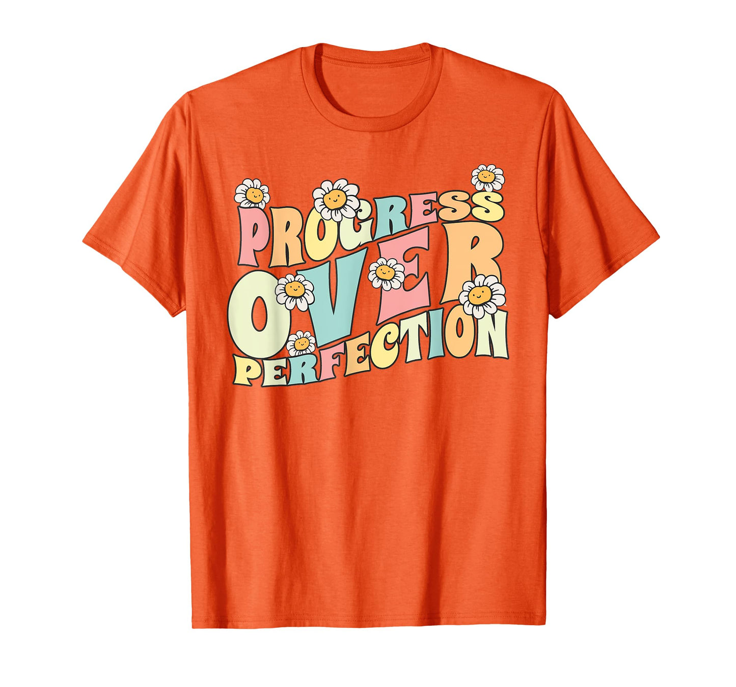 Progress Over Perfection Back to School Teacher and Kids T-Shirt