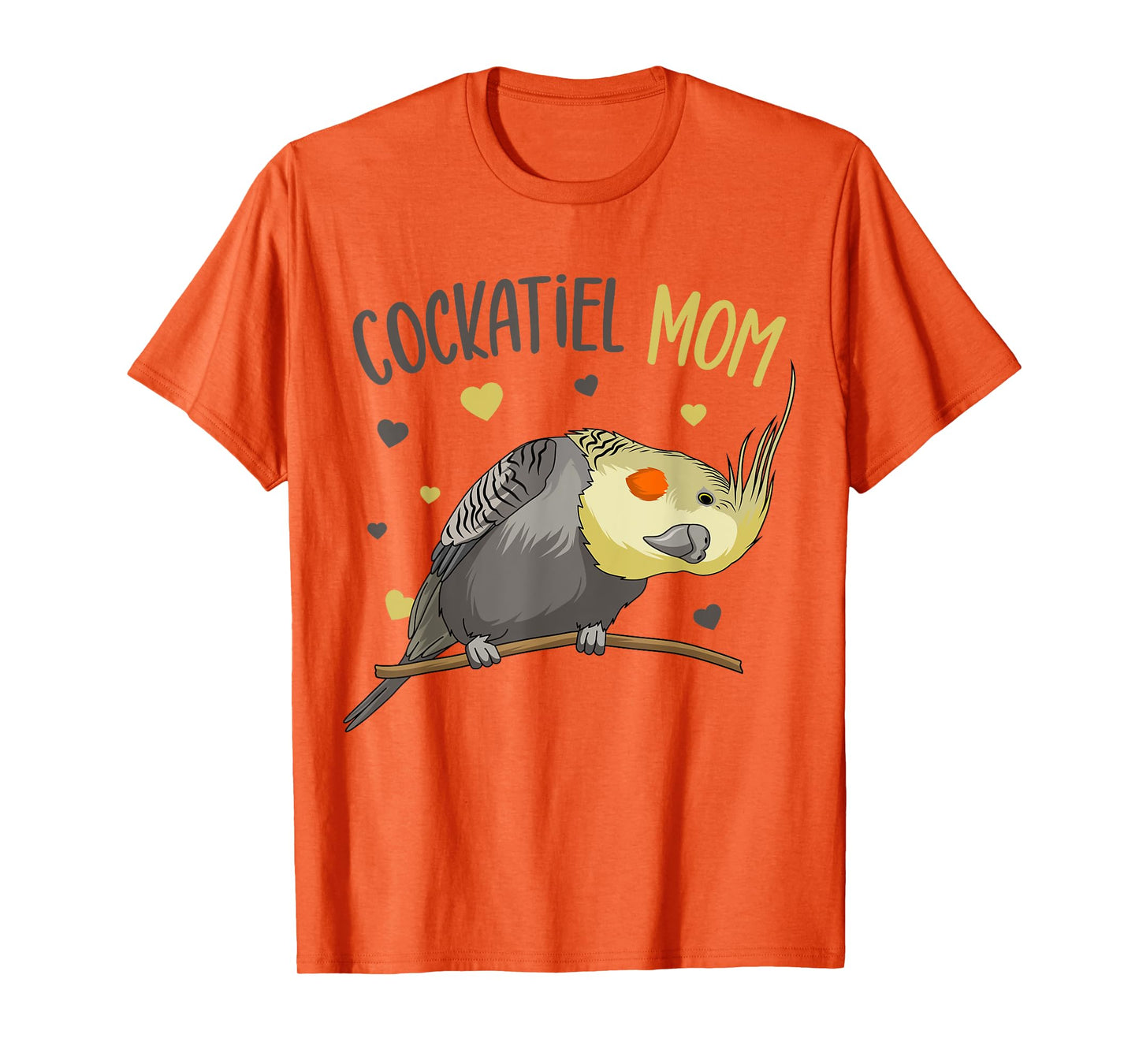 Cockatiel Mom Funny Bird Lover Women T-Shirt