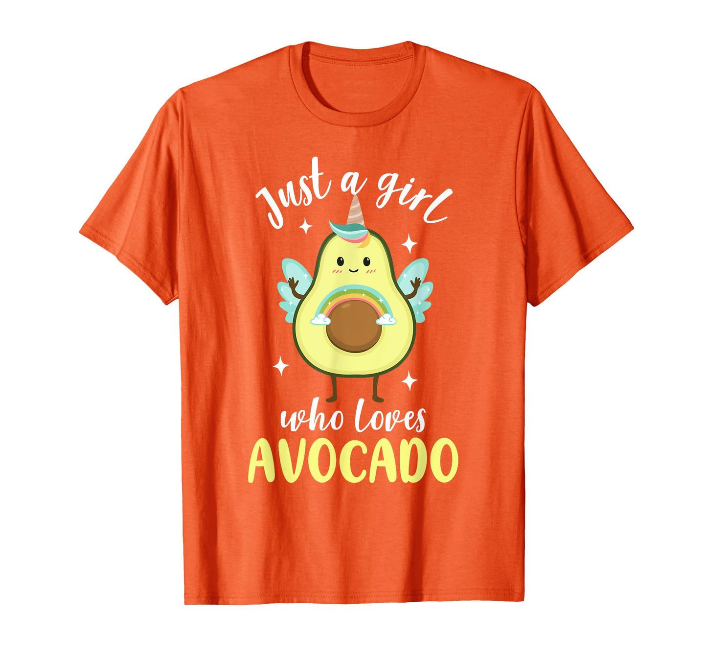Avocado Shirt Kids Toddler Girl Just A Girl Loves Avocado T-Shirt