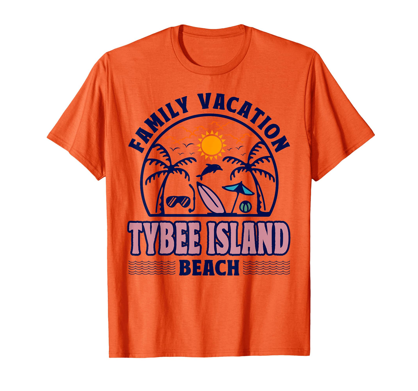 Georgia Family Vacation Tybee Island Beach T-Shirt for Men Women Kids